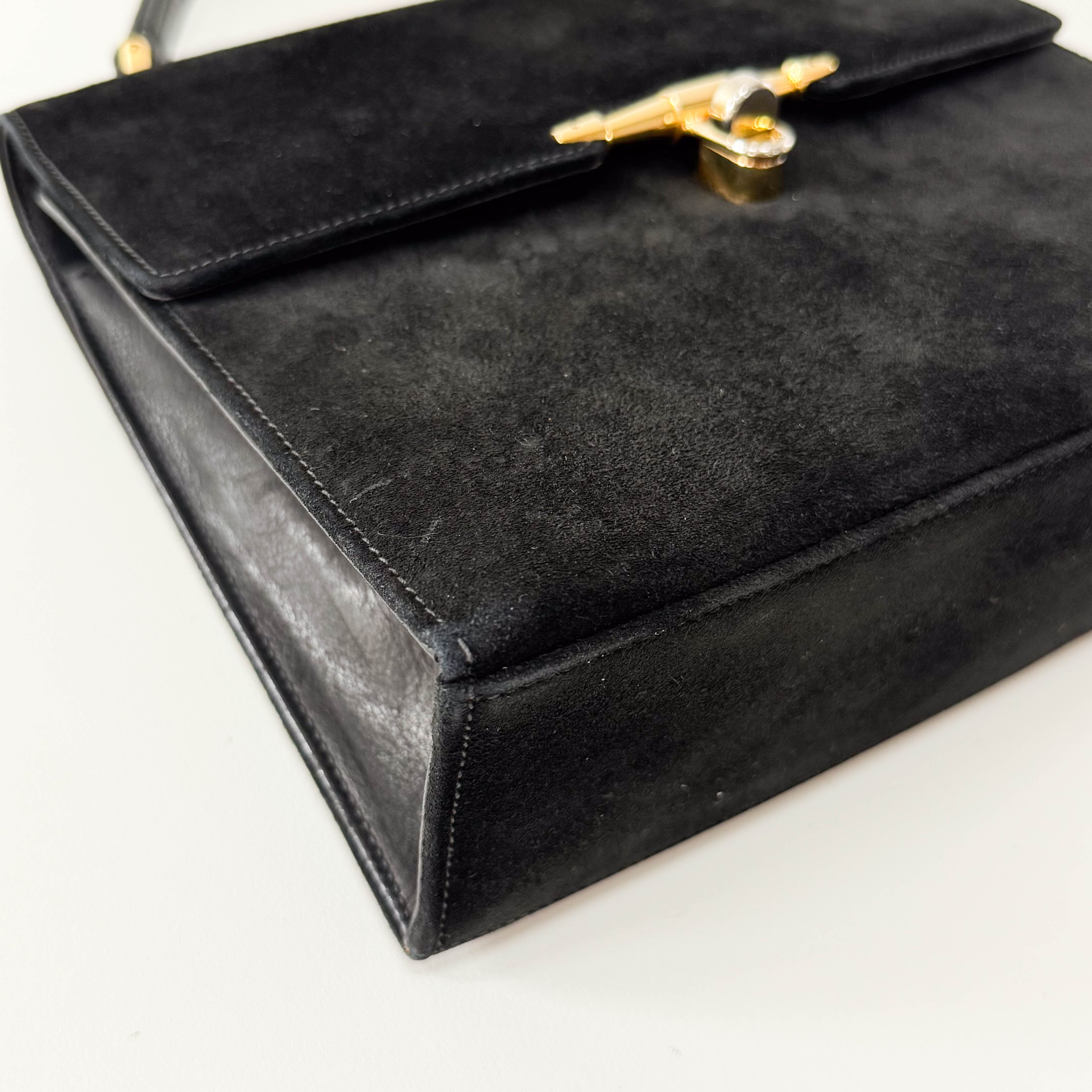Black Suede Bag