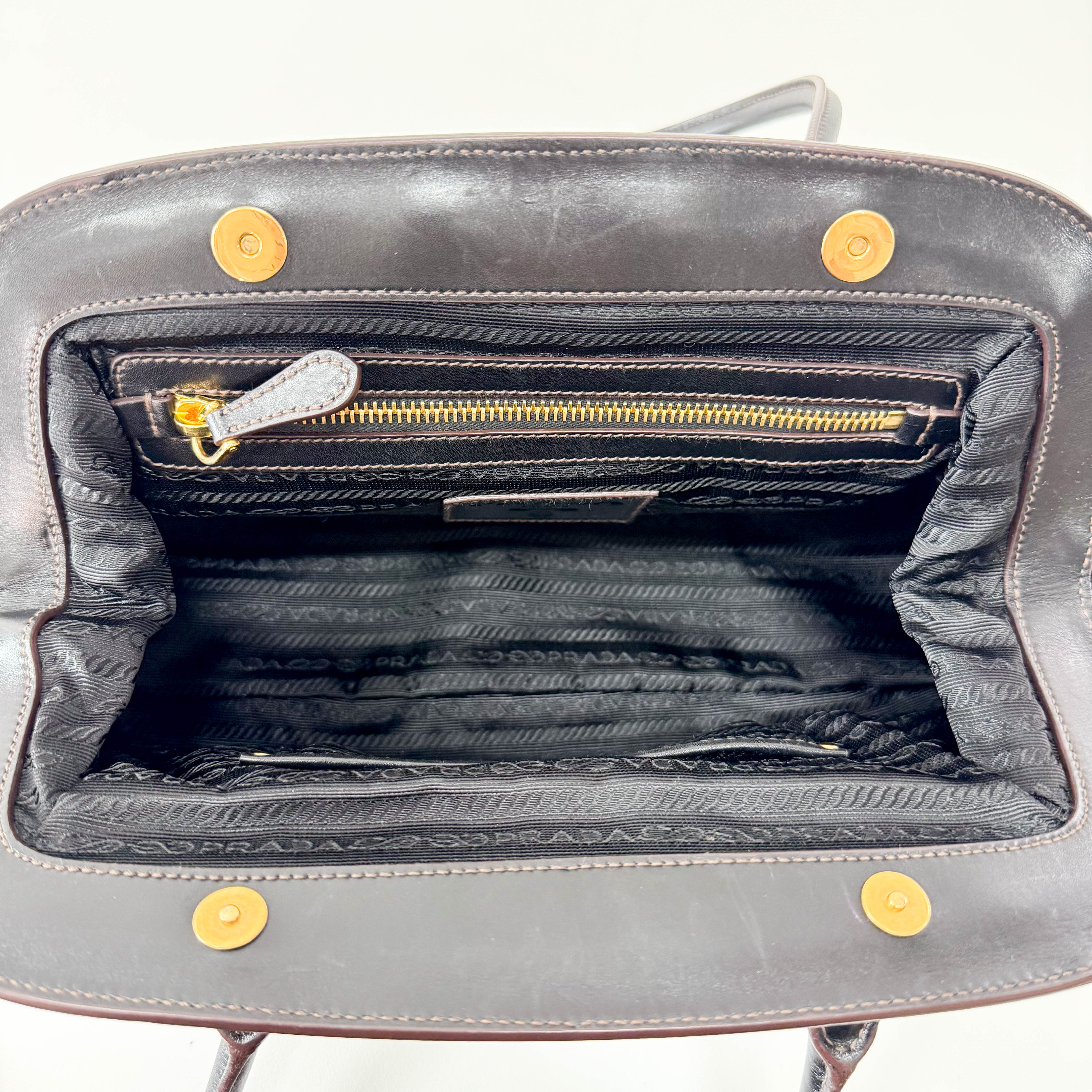 Frame Logo Print Velvet Bag