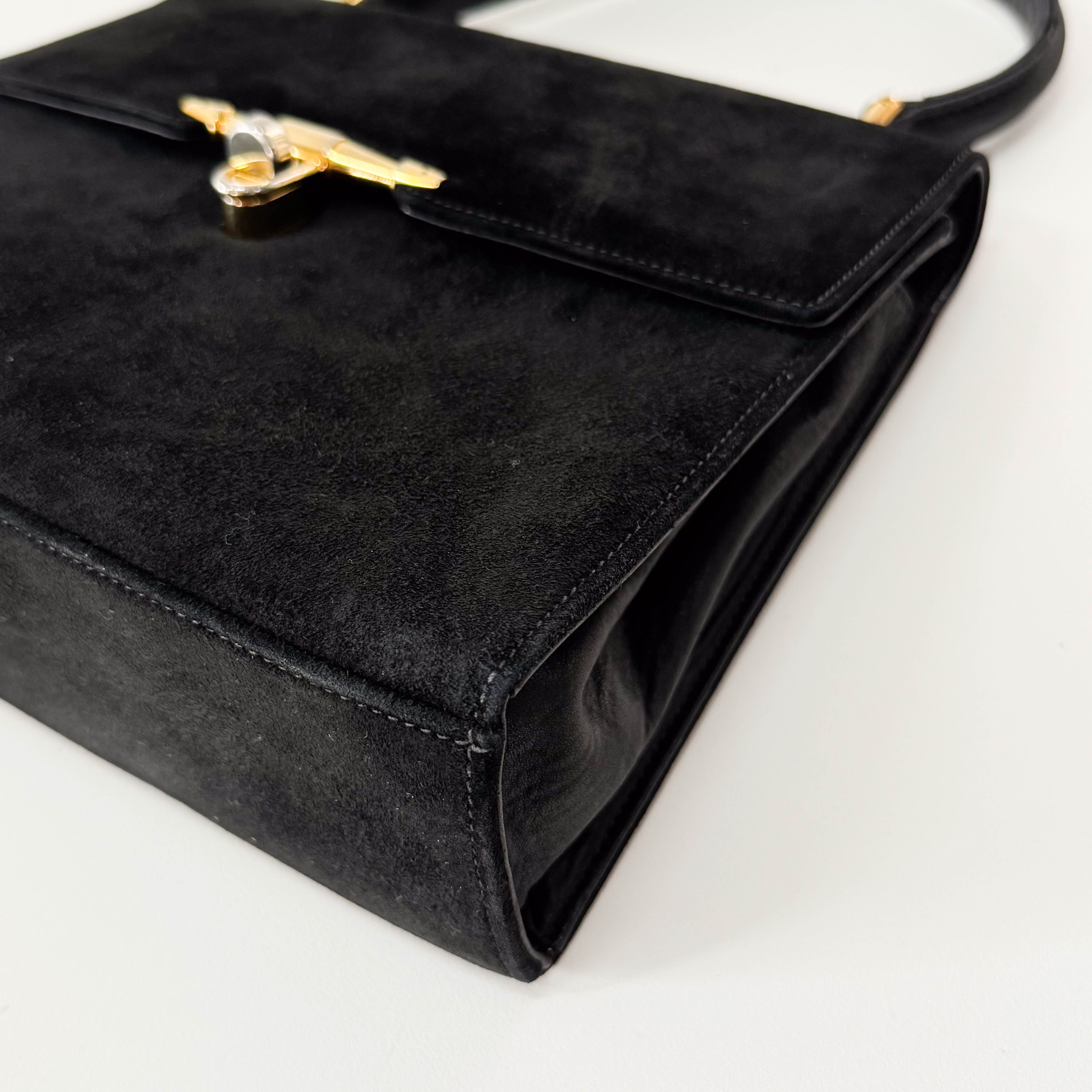 Black Suede Bag