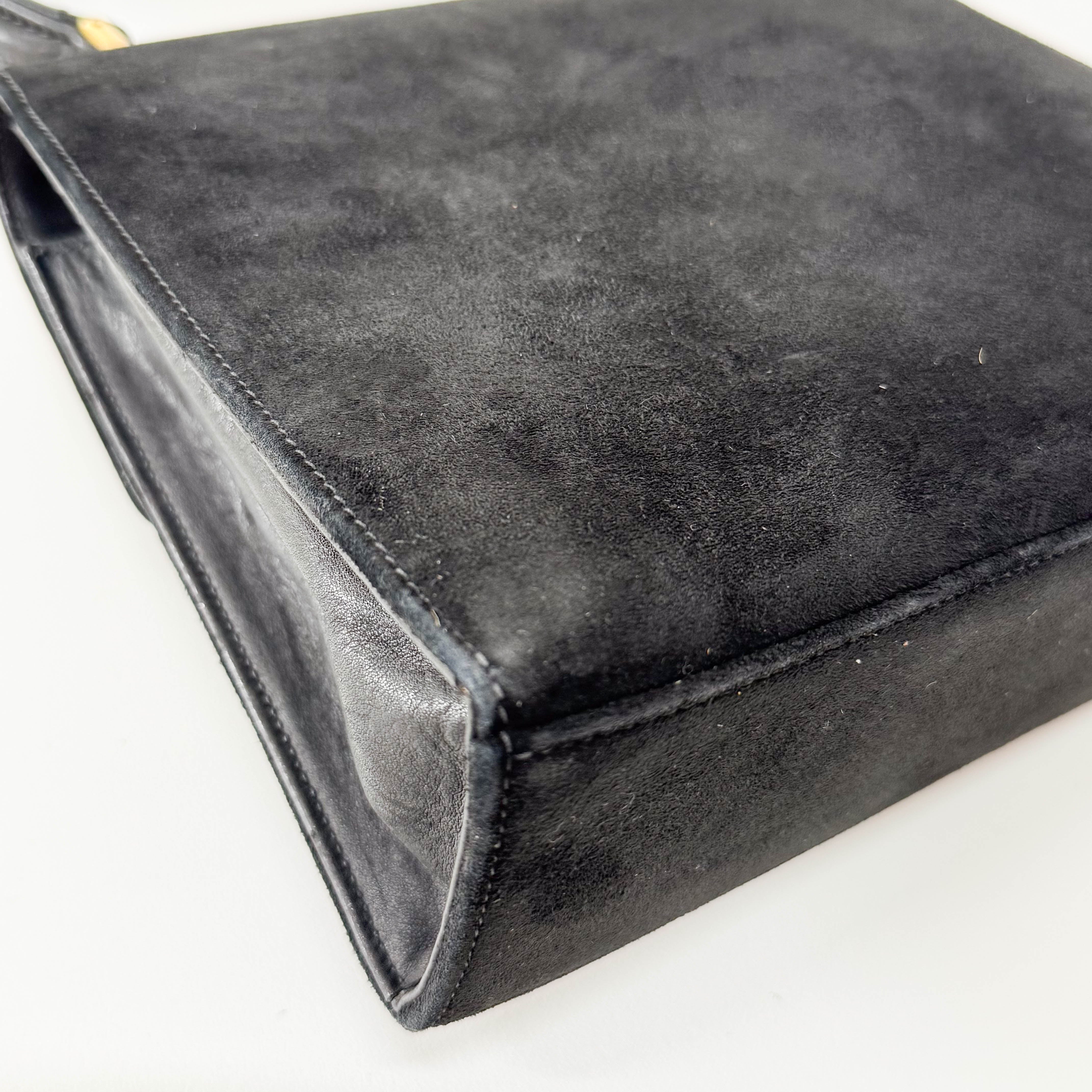 Black Suede Bag