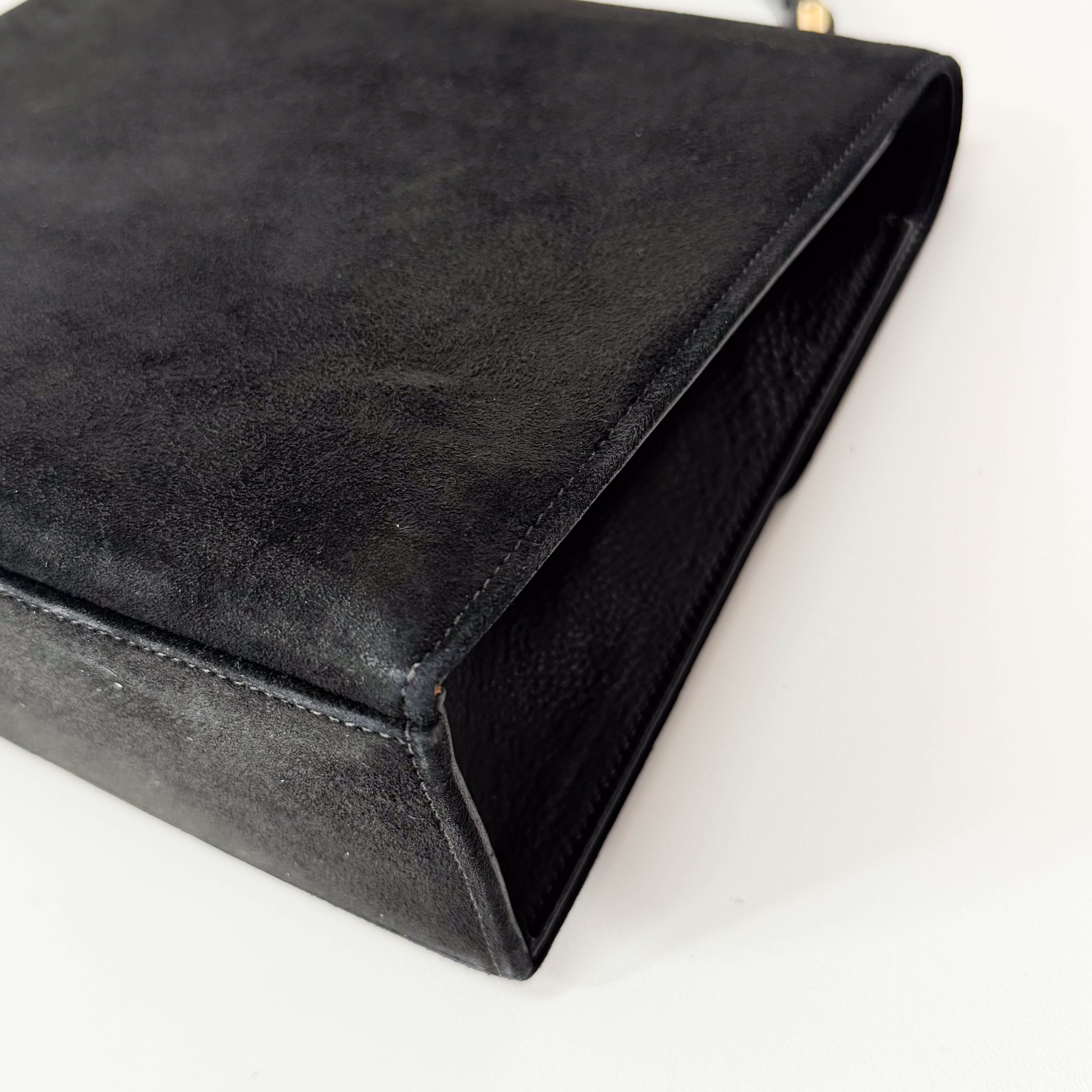 Black Suede Bag