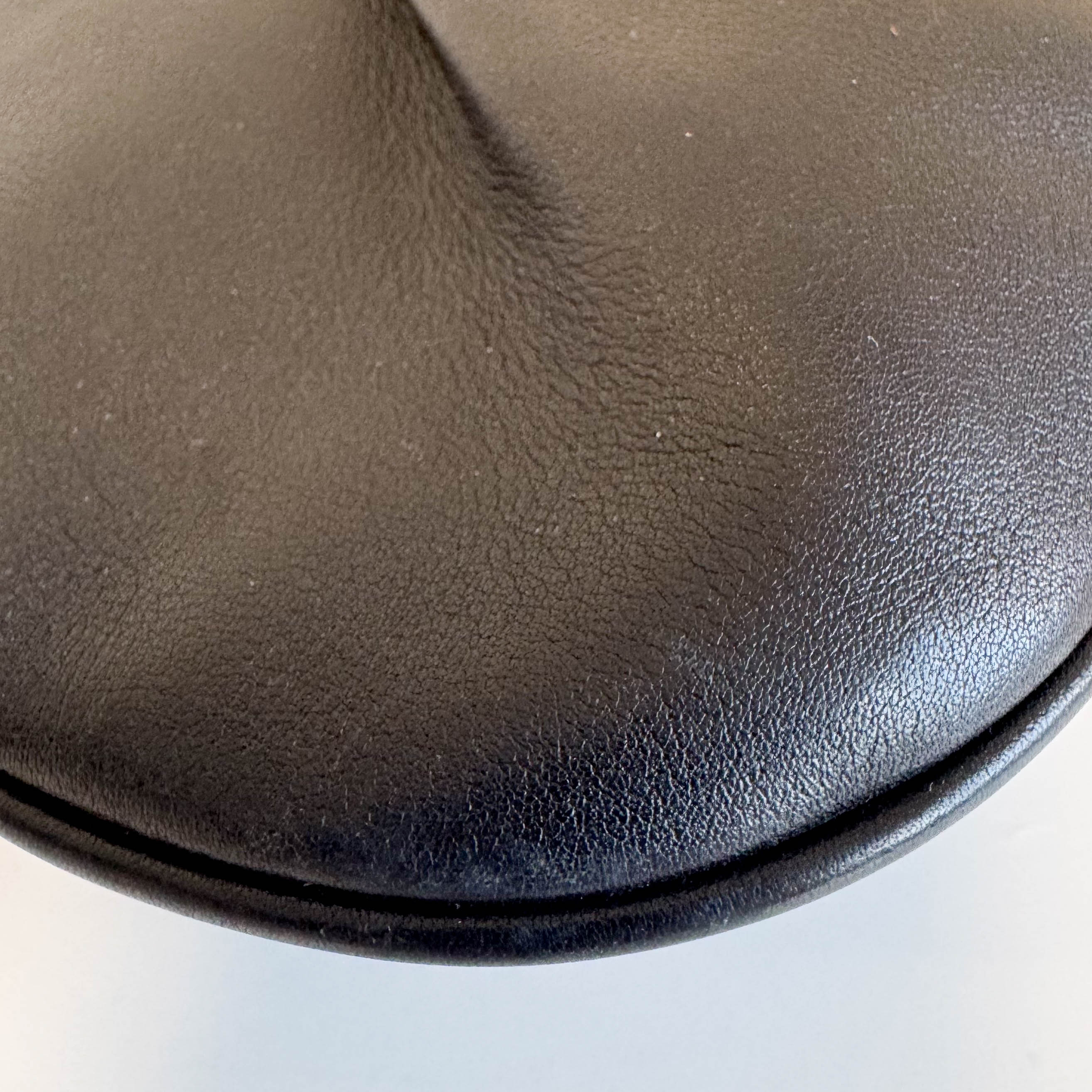 Vintage Black Logo Buckle Shoulder Bag