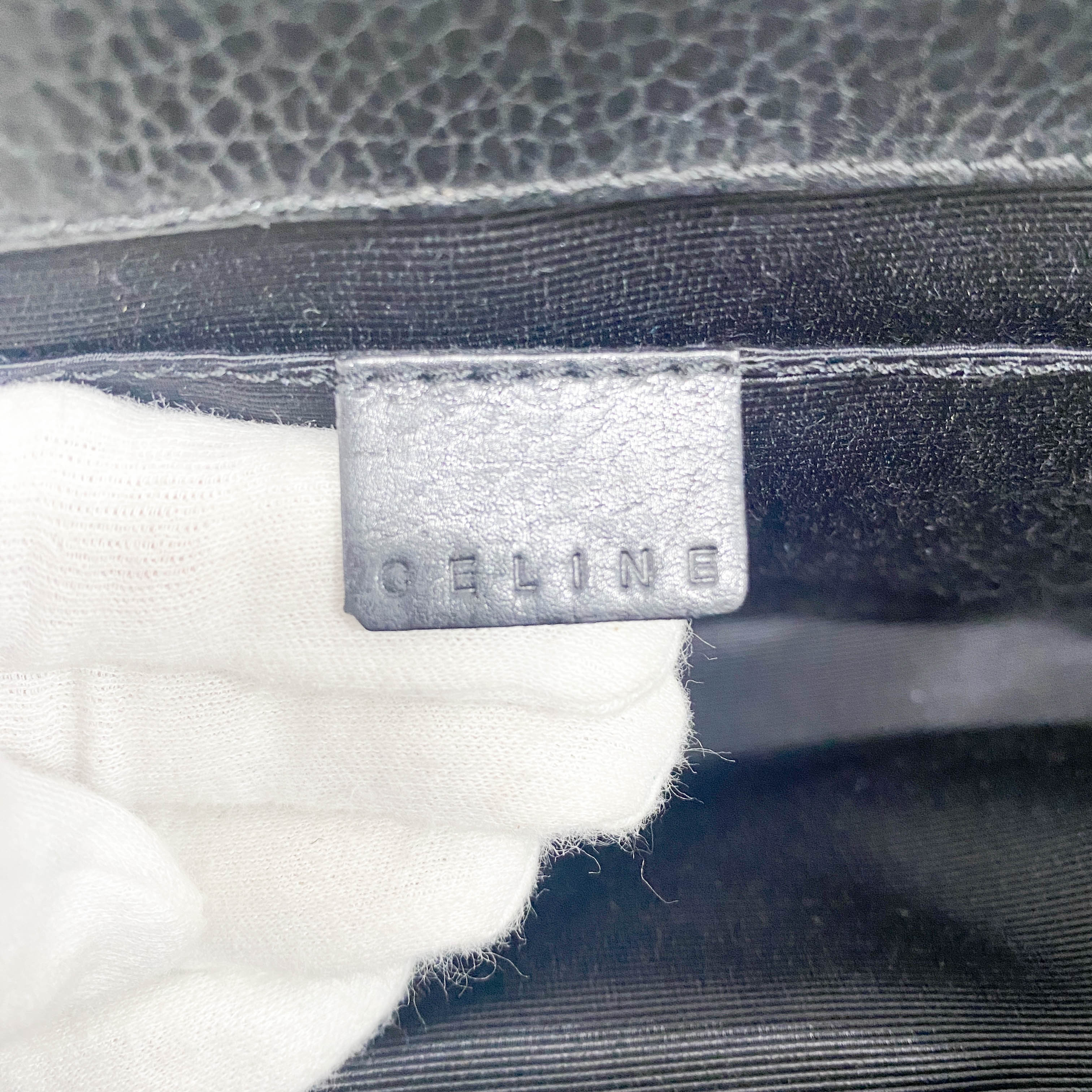 Black Pony Hair & Leather Handbag