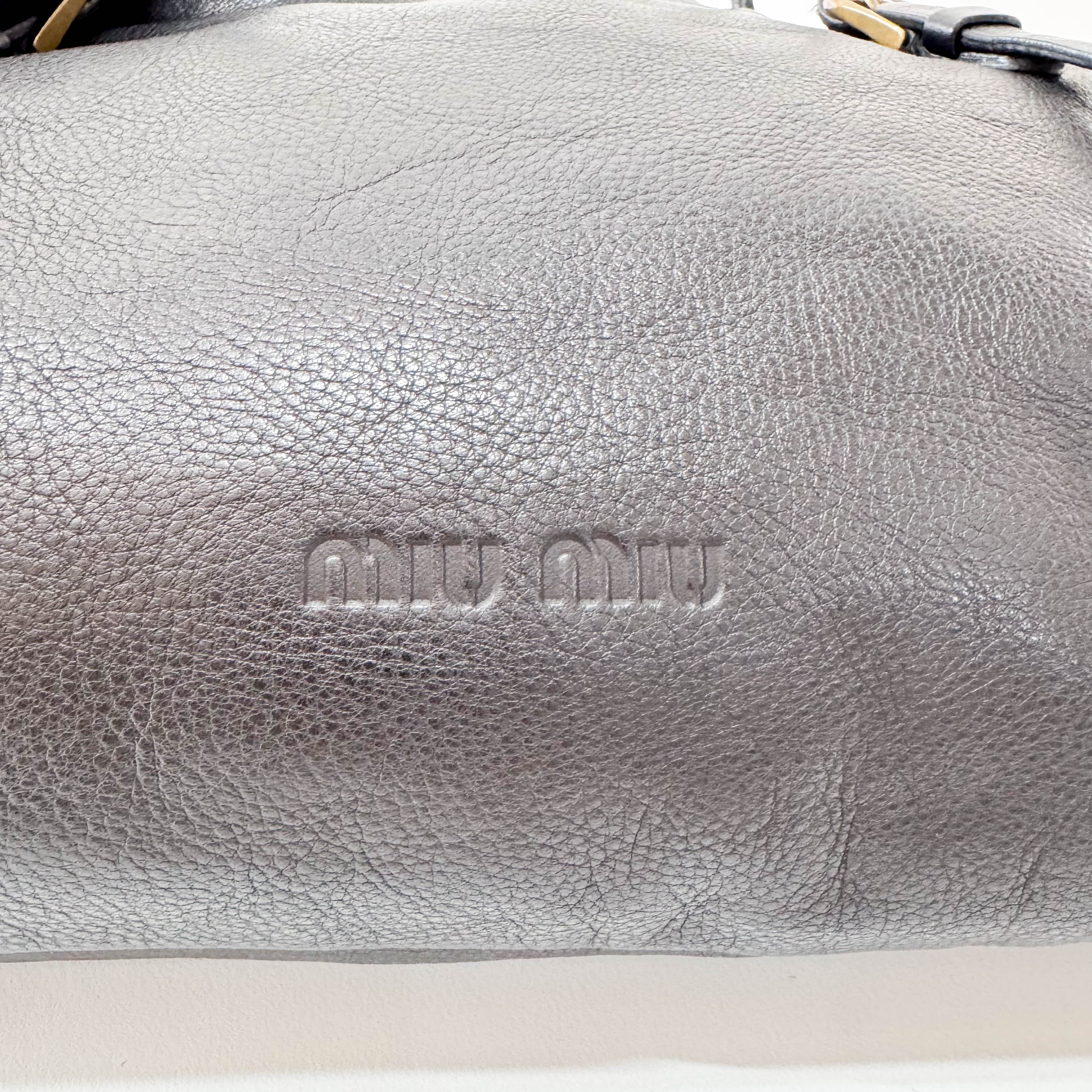 Archive Black Leather Shoulder Bag