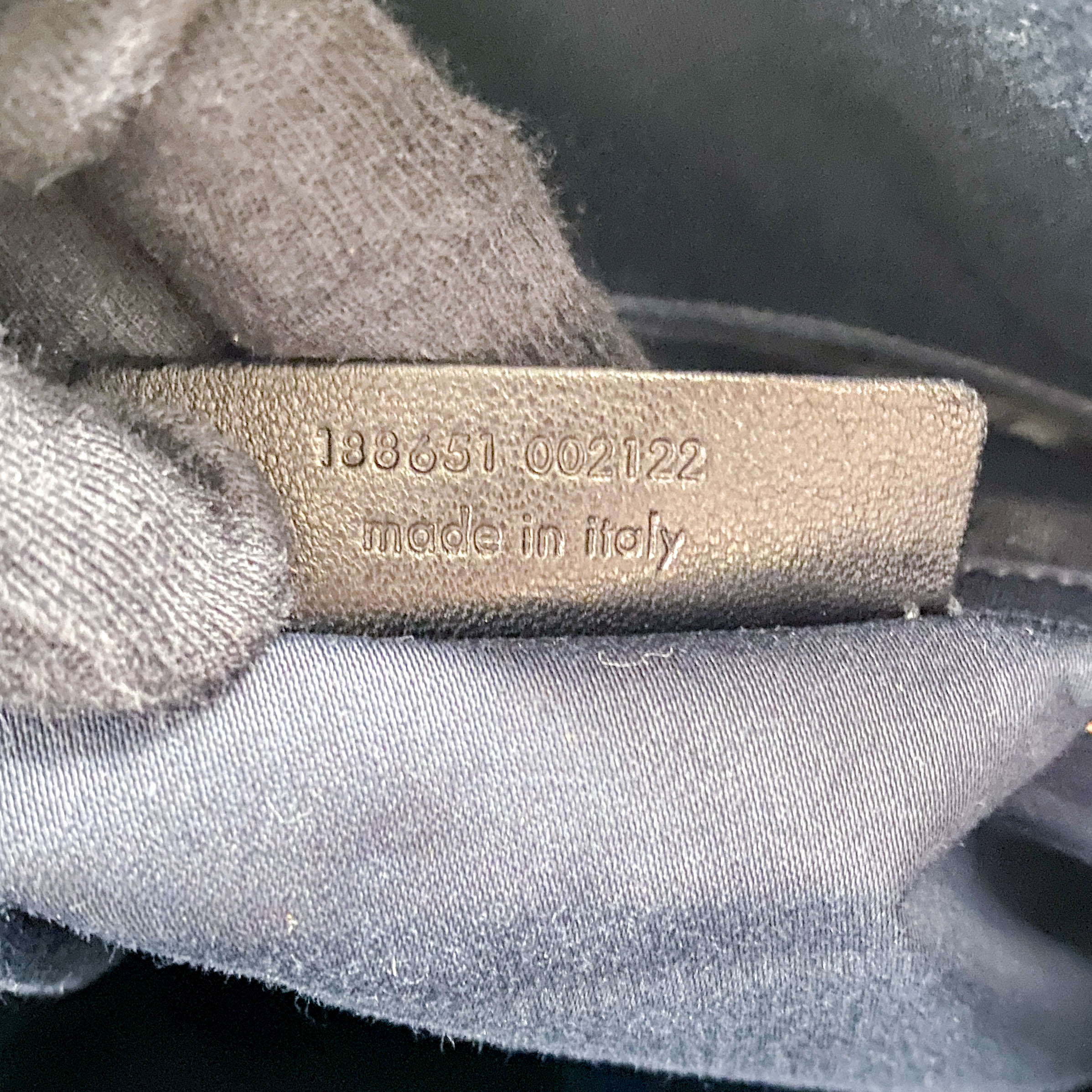 Silver Croc Embossed Patent Leather Tote Bag