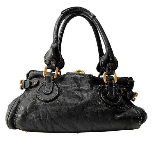Paddington Black Leather Bag