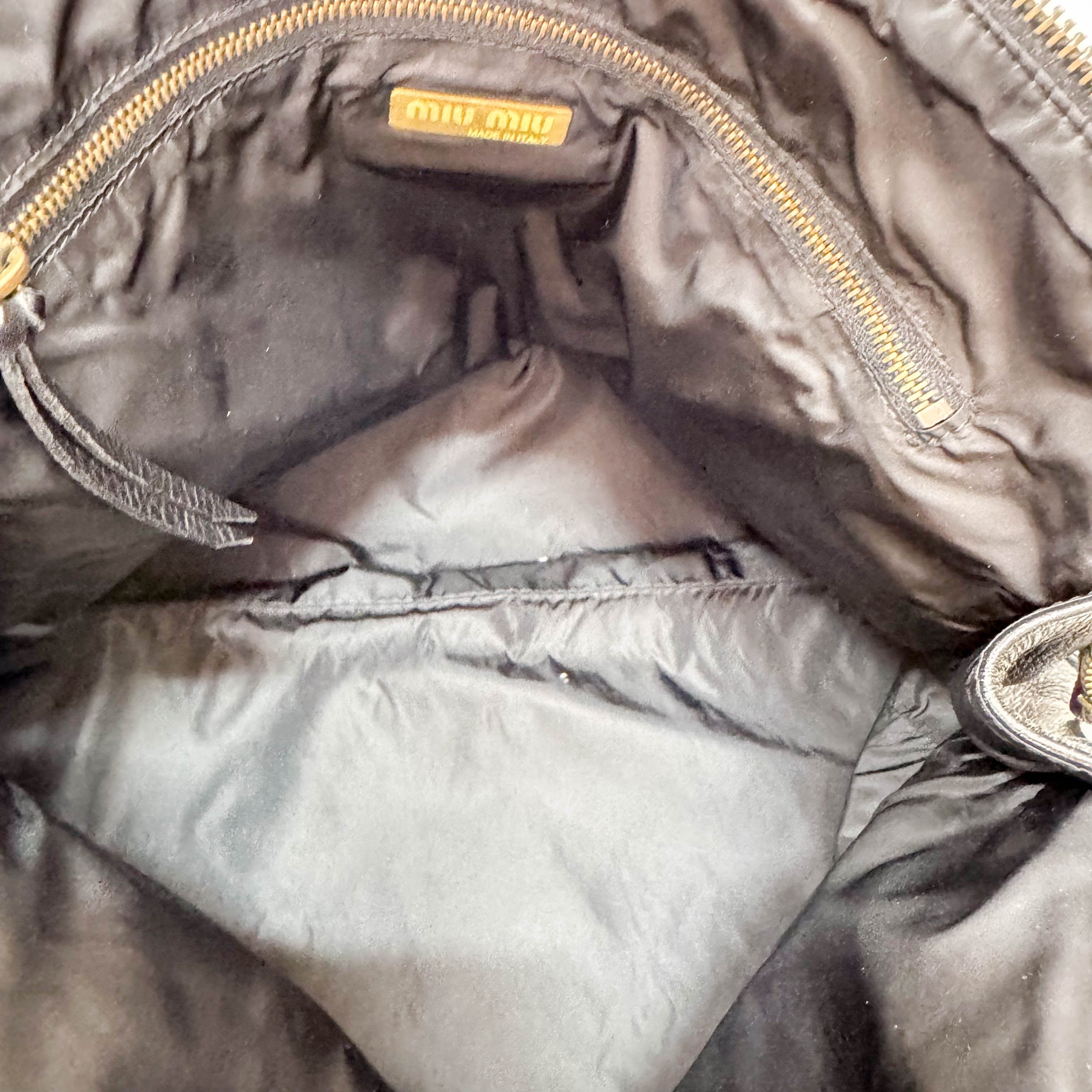 Archive Black Leather Shoulder Bag