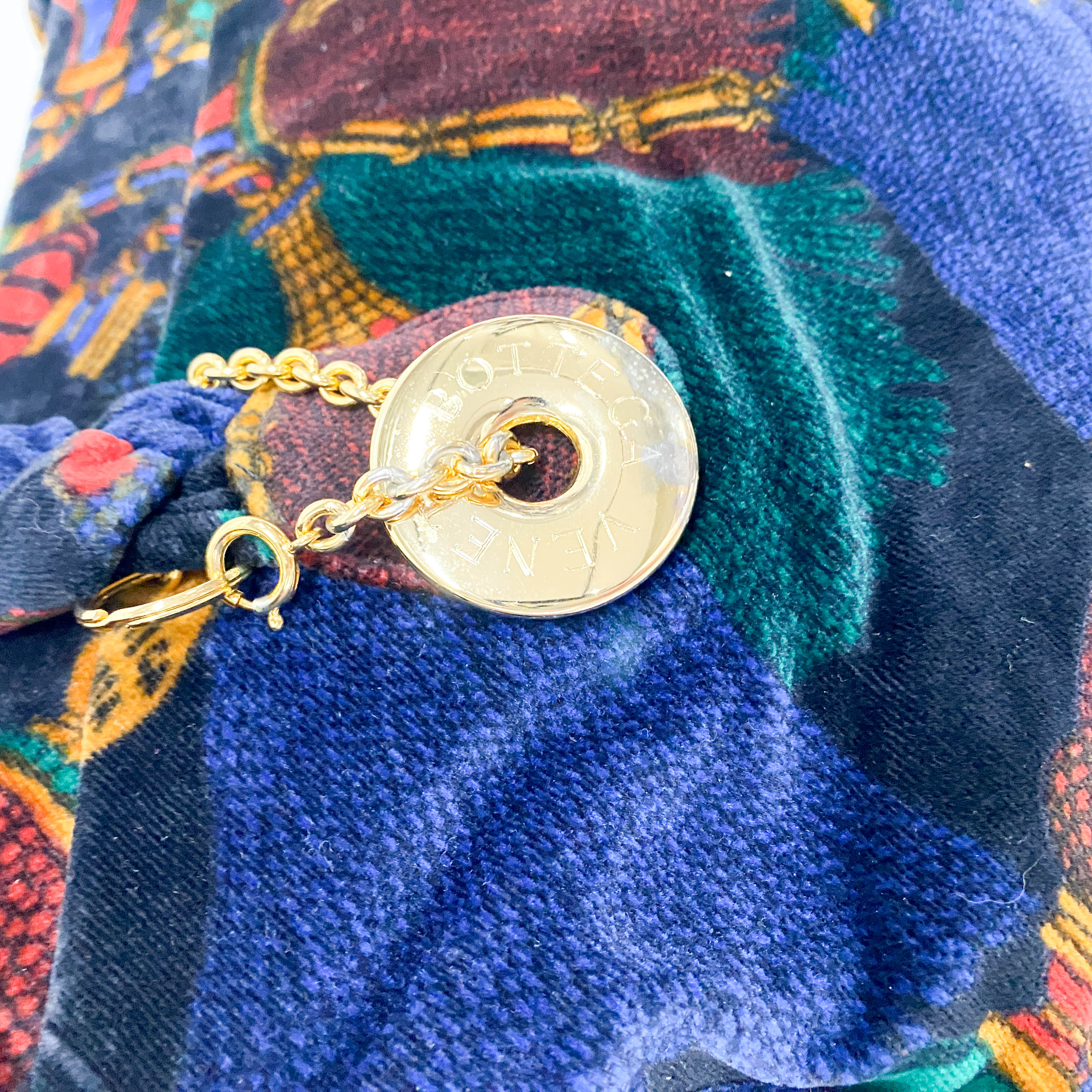 Multi-colour Velvet Tote Bag