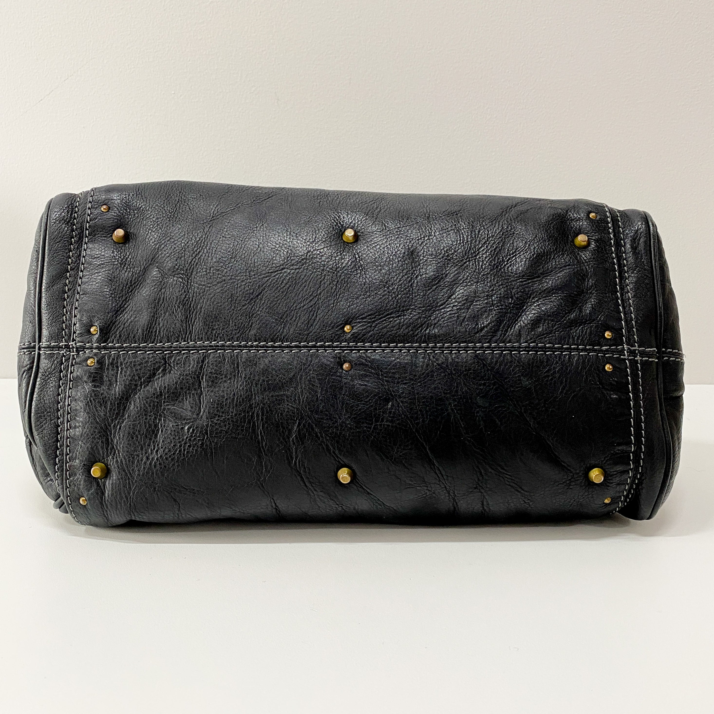 Paddington Black Leather Bag