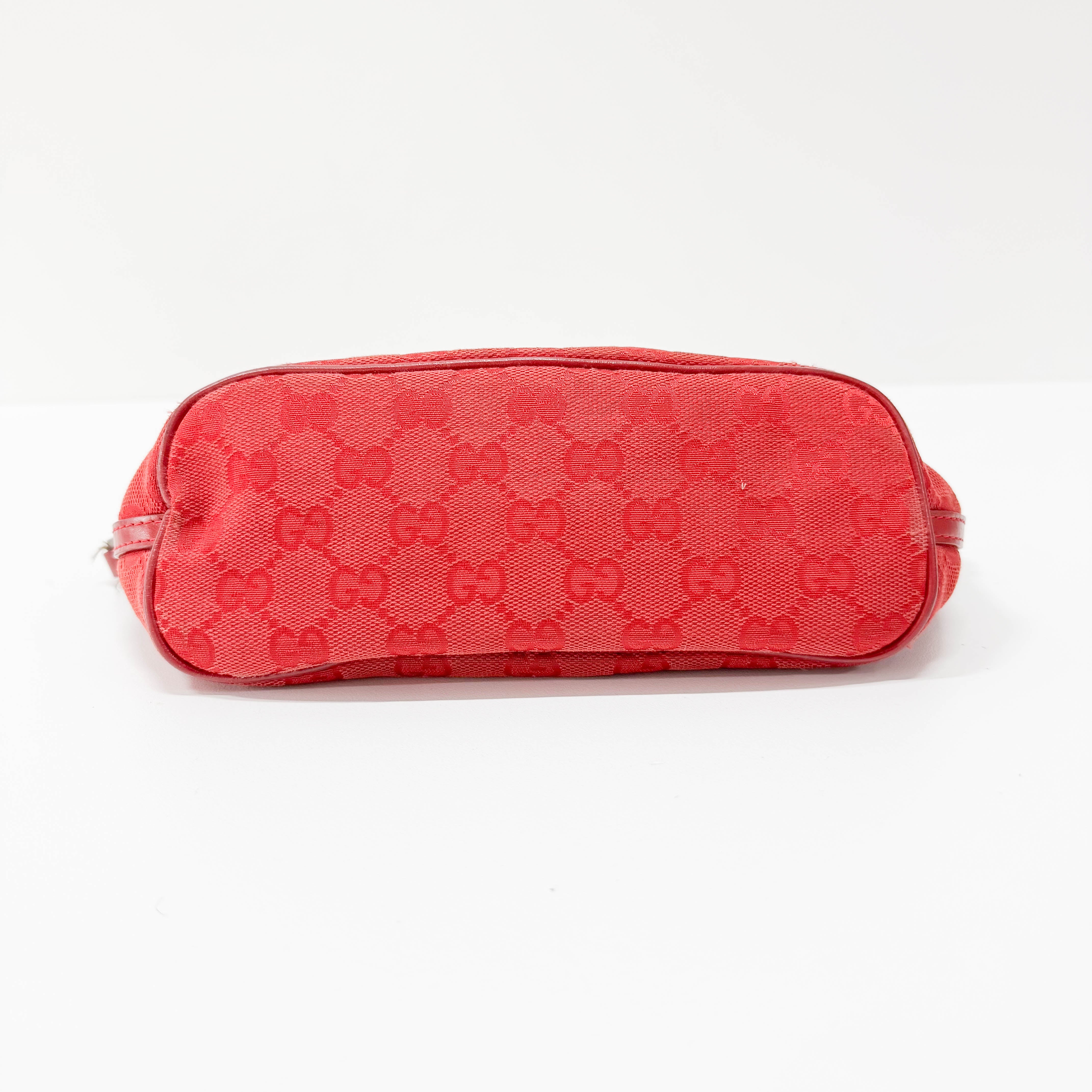 Boat GG Canvas Red Pouch Shoulder Bag