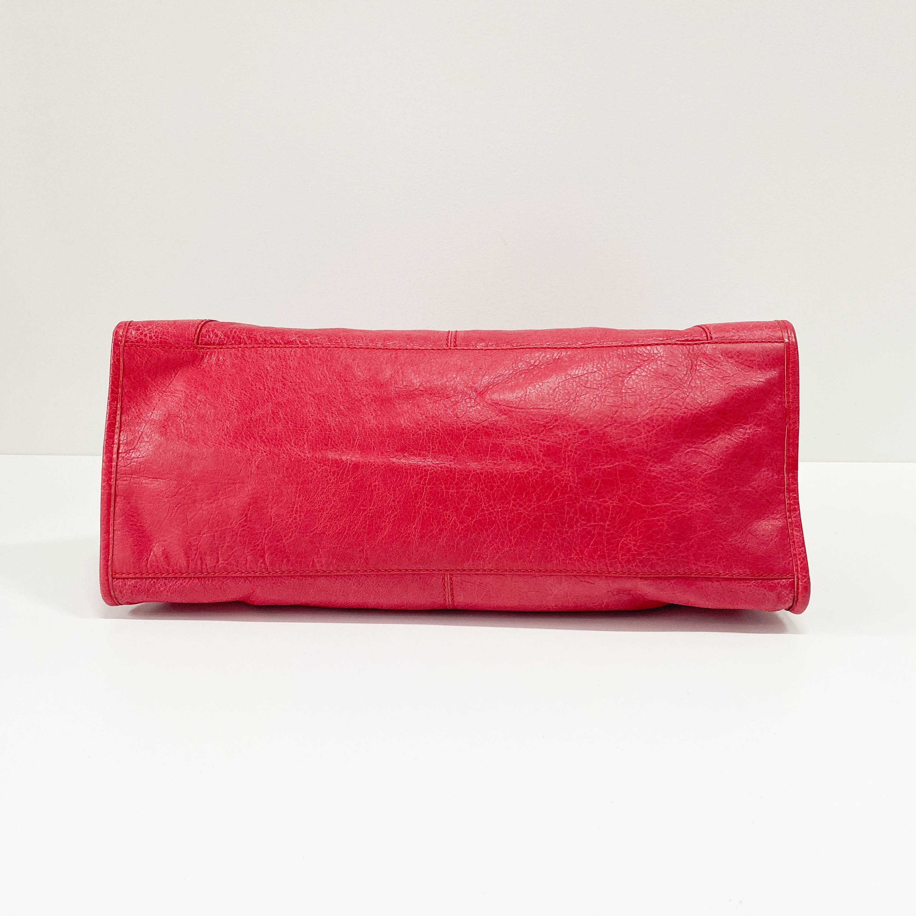 Part Time Pink Lambskin Leather Two Way Bag