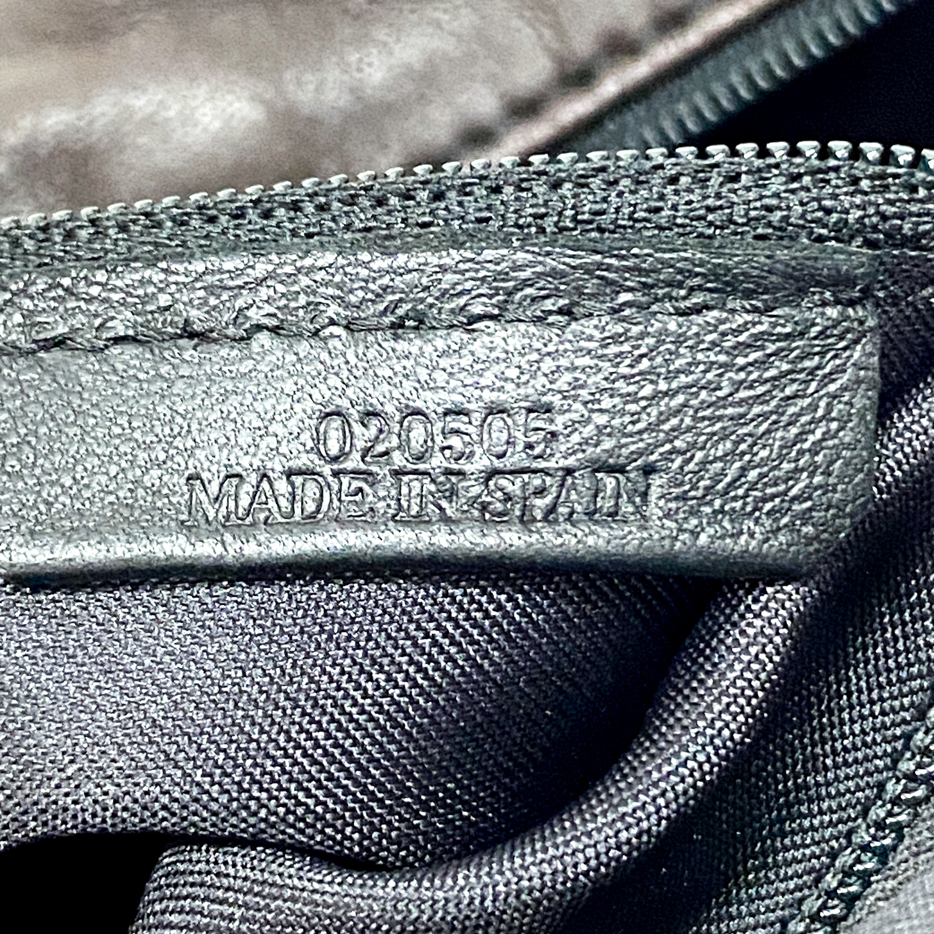 Anagram Brown Leather Shoulder Bag