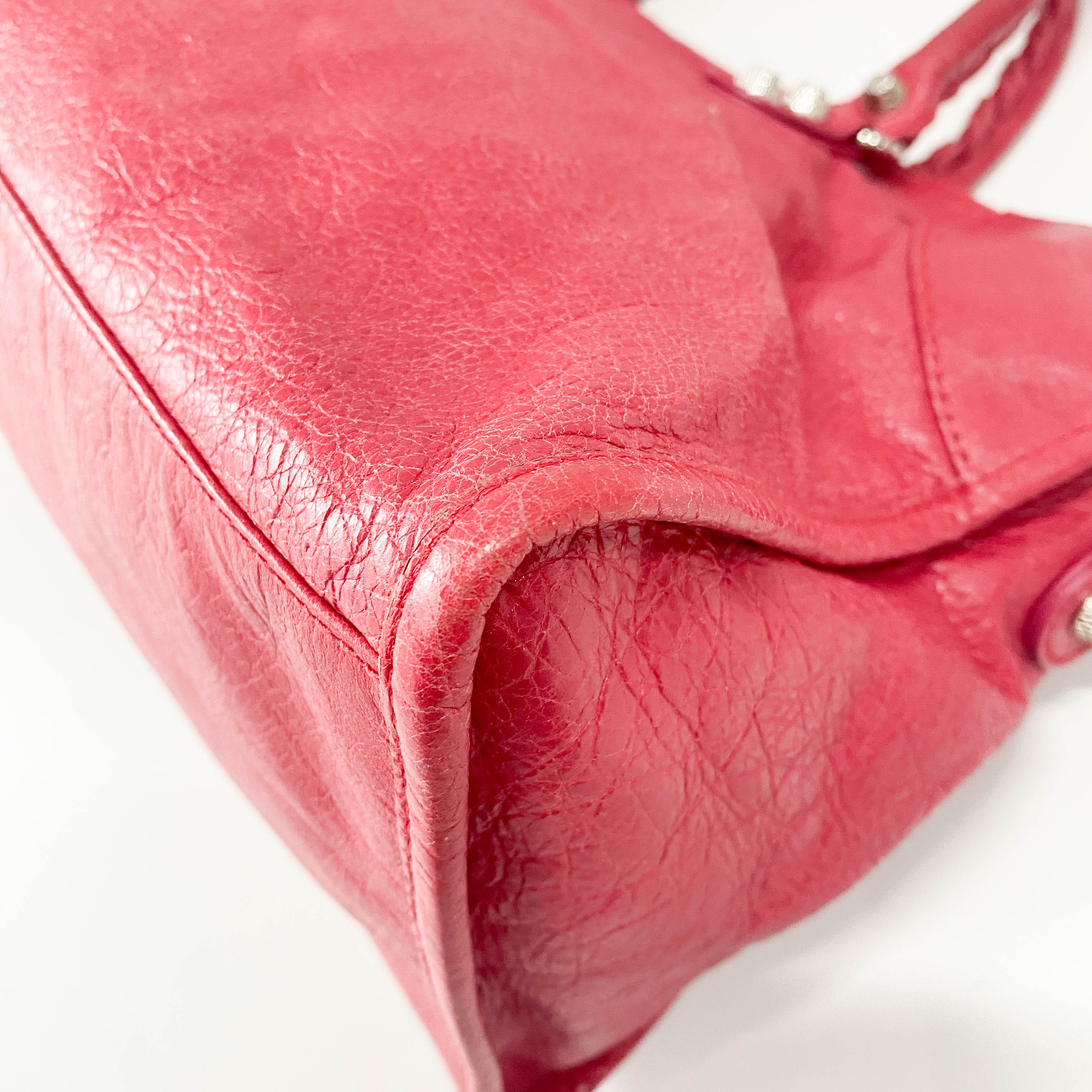 Part Time Pink Lambskin Leather Two Way Bag