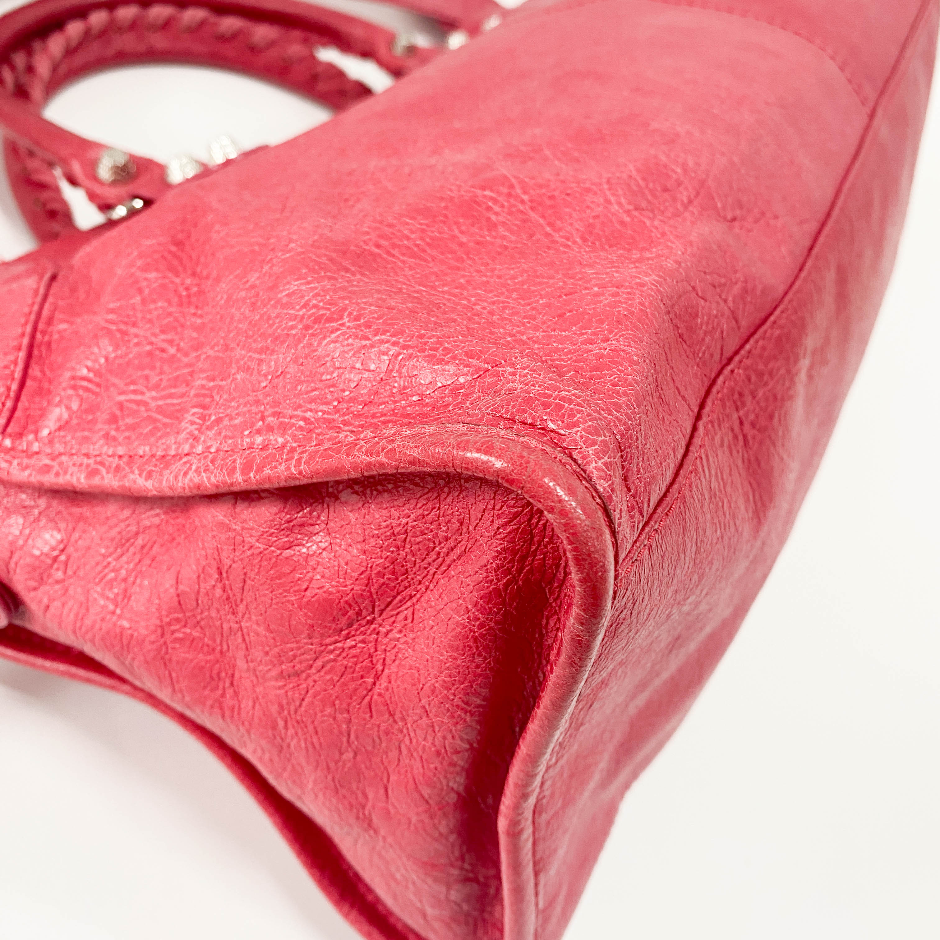 Part Time Pink Lambskin Leather Two Way Bag