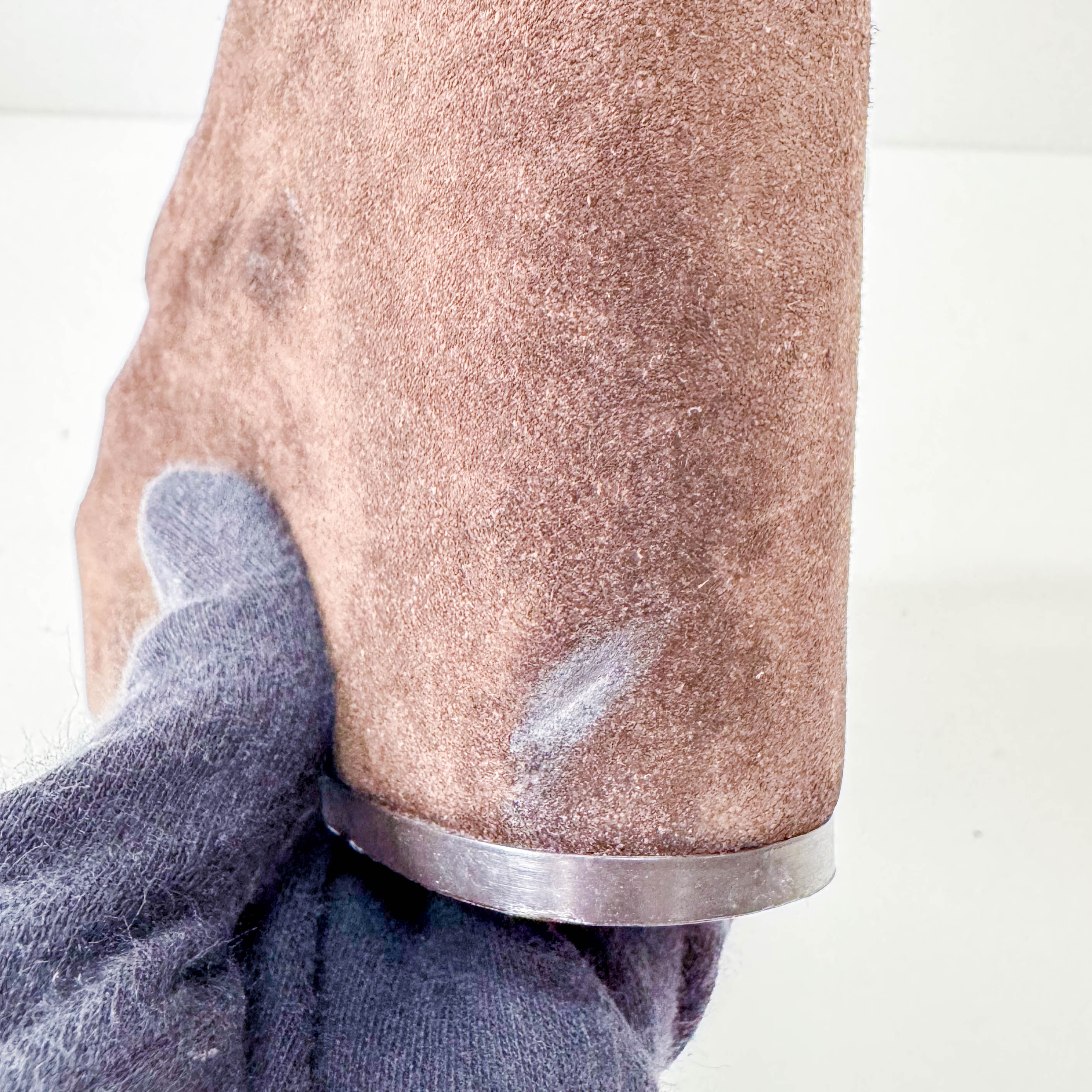 Suede Brown Sandals 37