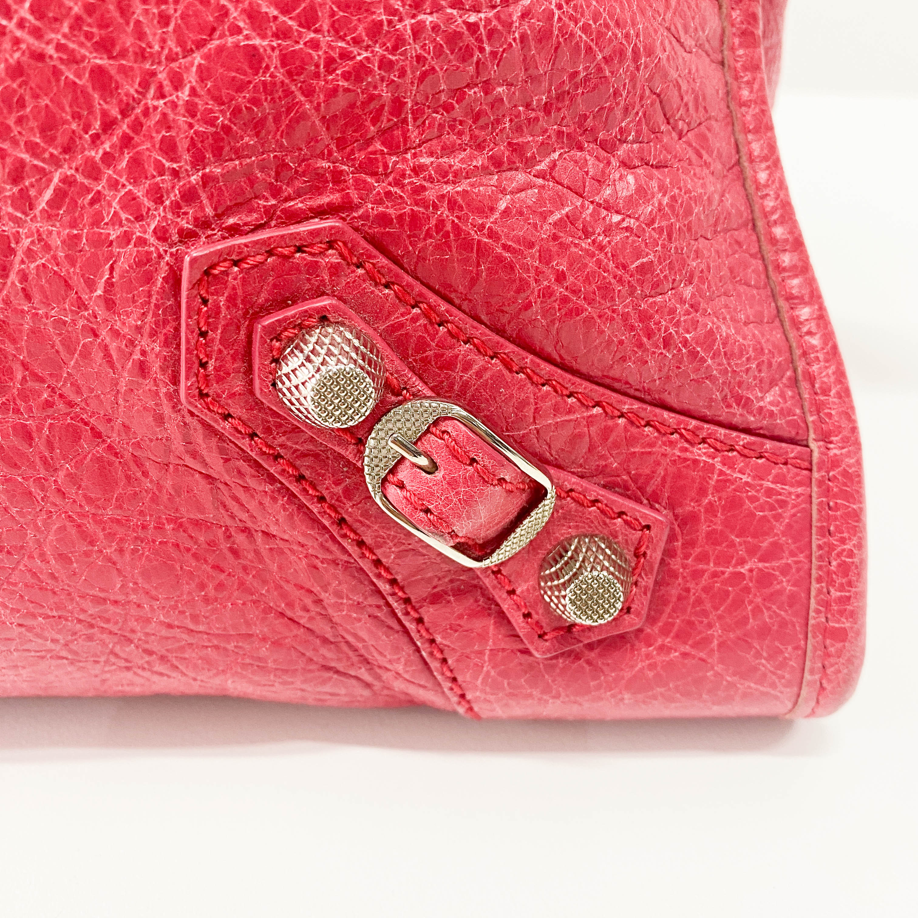 Part Time Pink Lambskin Leather Two Way Bag