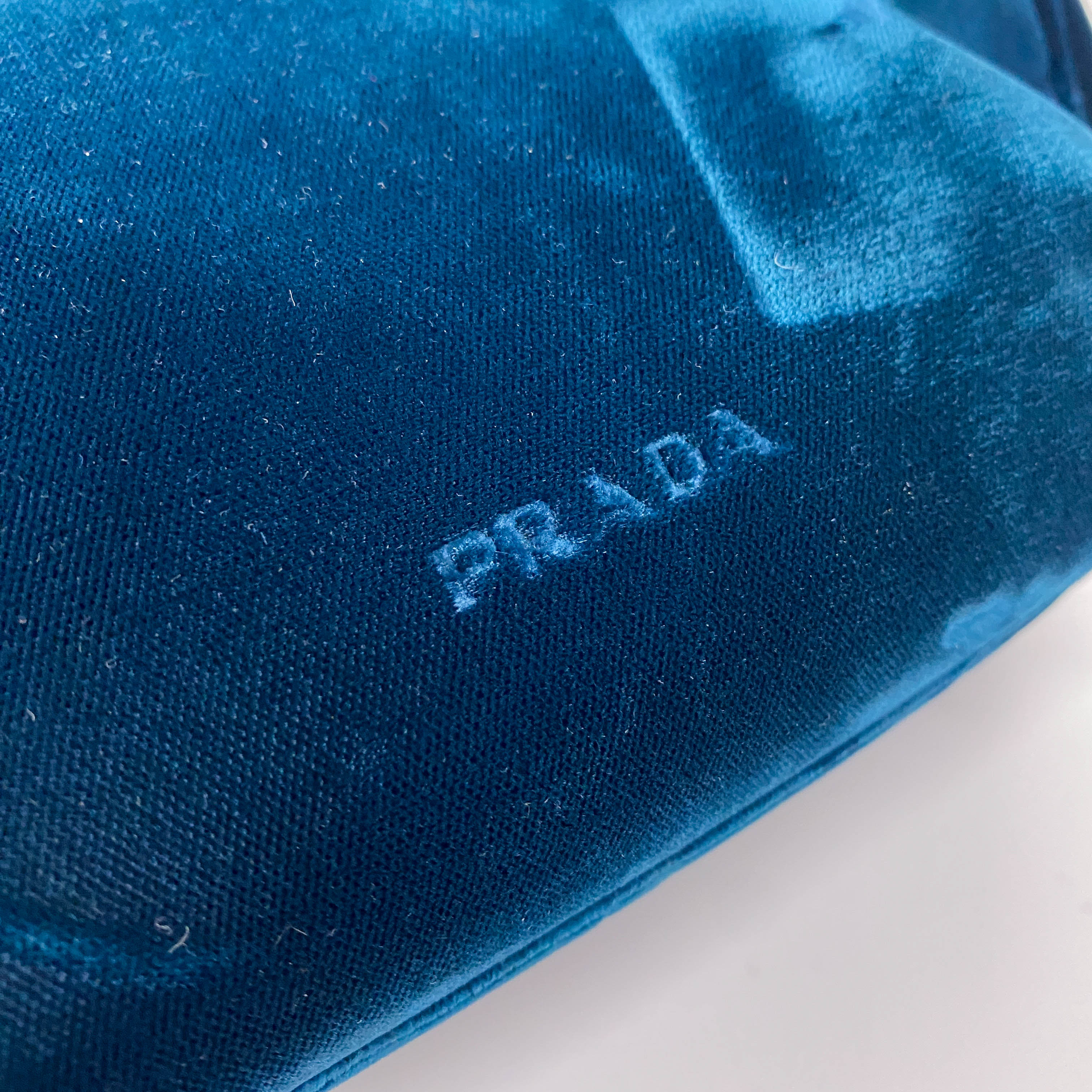 Green Velvet Top Handle Bag