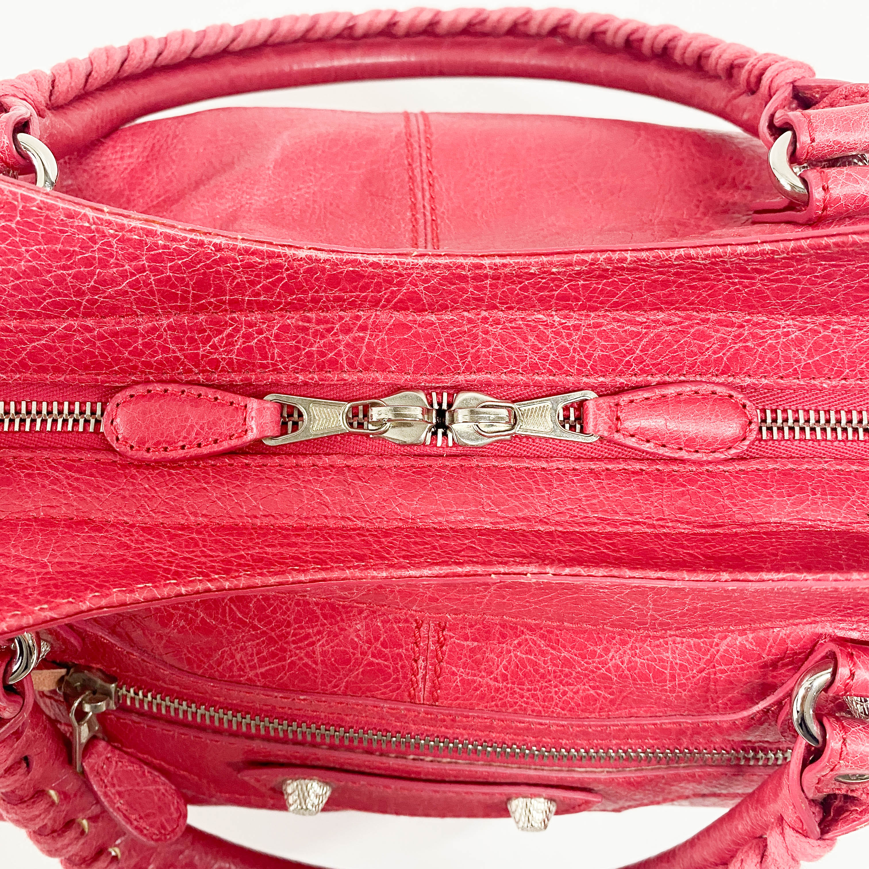 Part Time Pink Lambskin Leather Two Way Bag