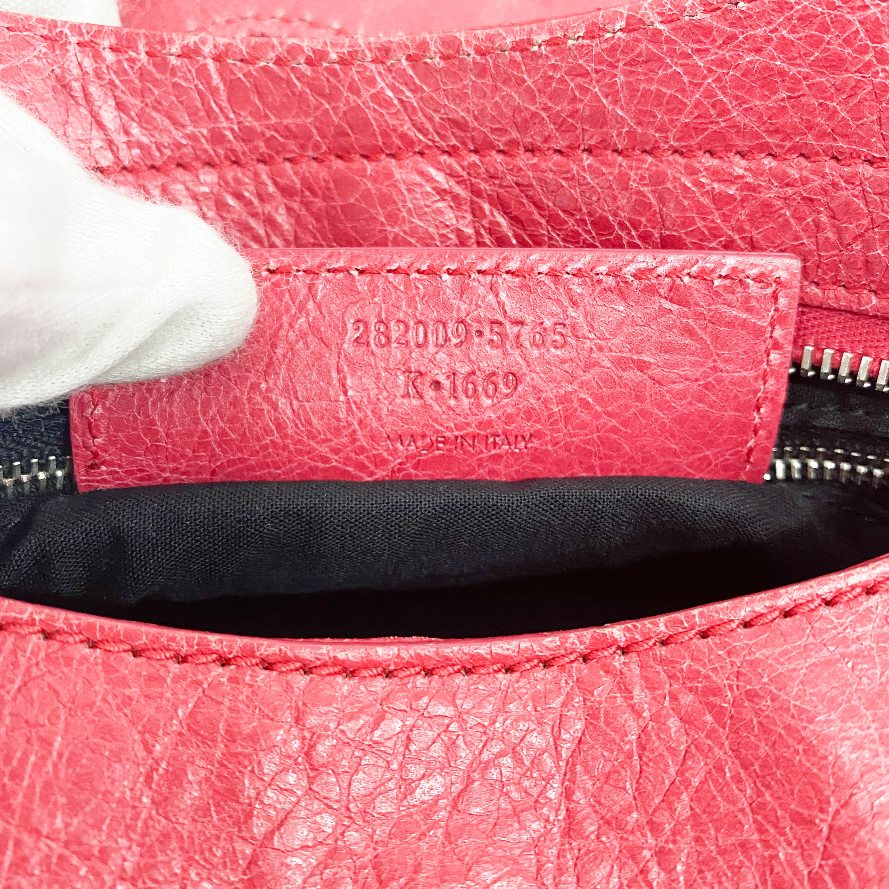 Part Time Pink Lambskin Leather Two Way Bag