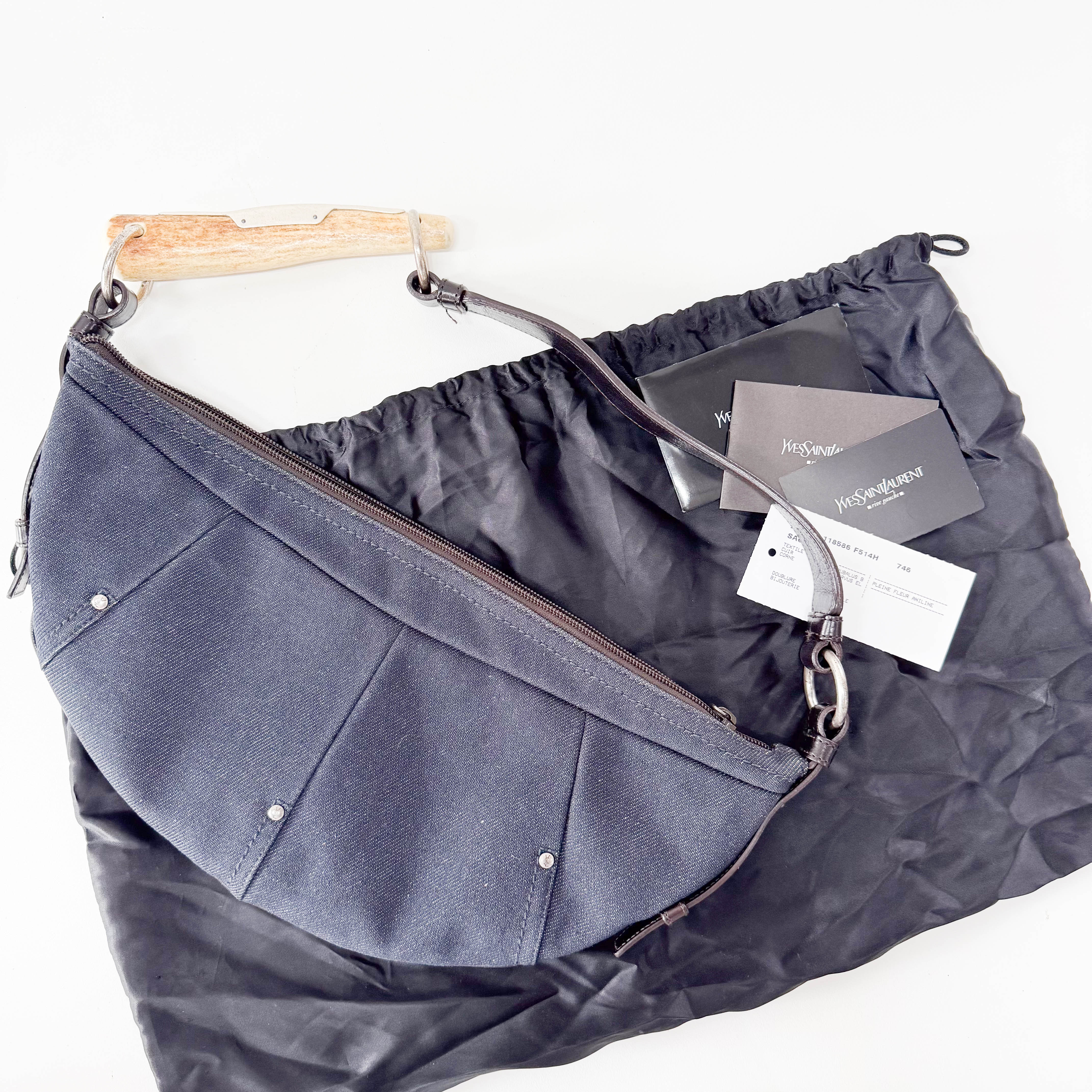 2003 Archive Mombasa Denim Shoulder Bag