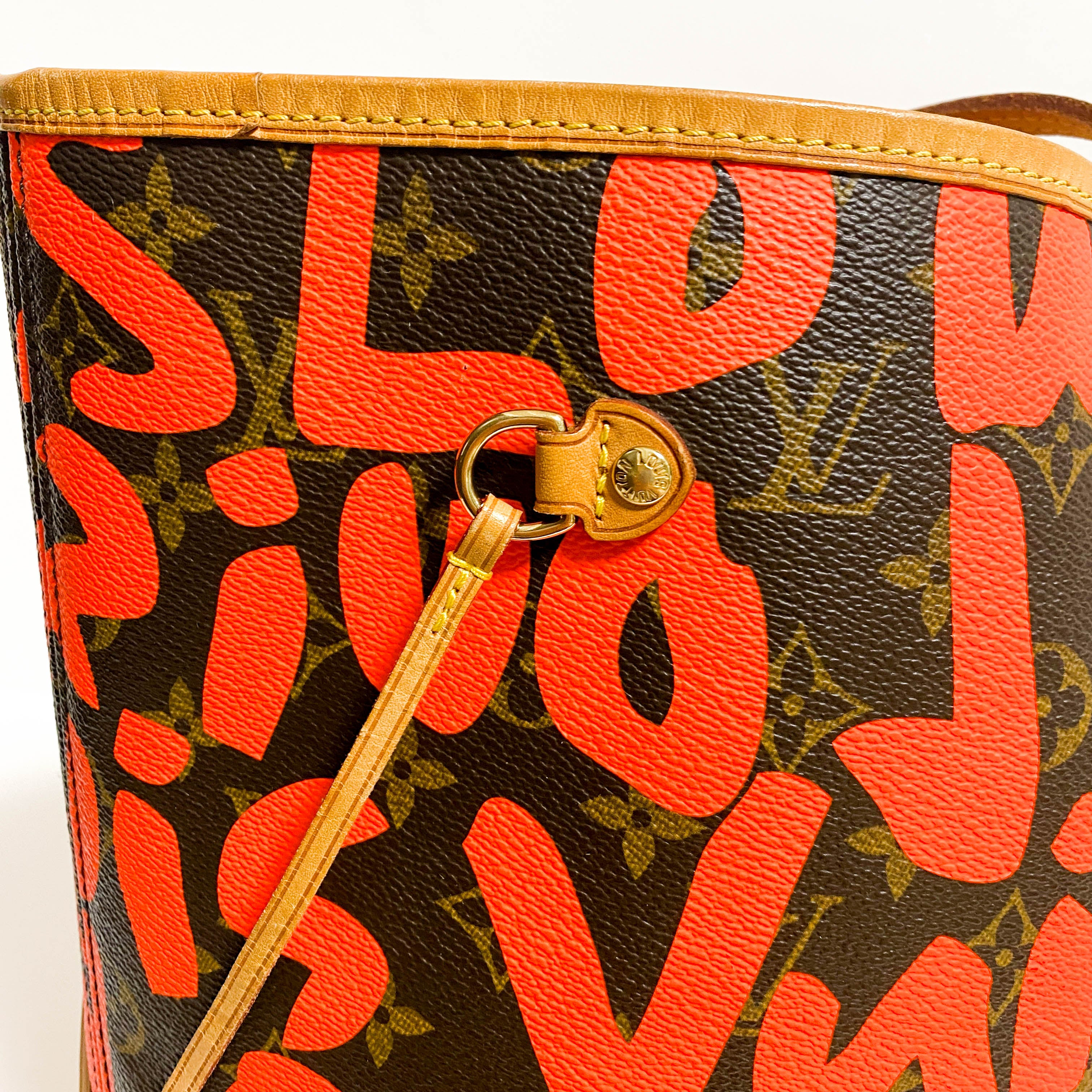 Stephen Sprouse Monogram Graffiti Neverfull GM Orange