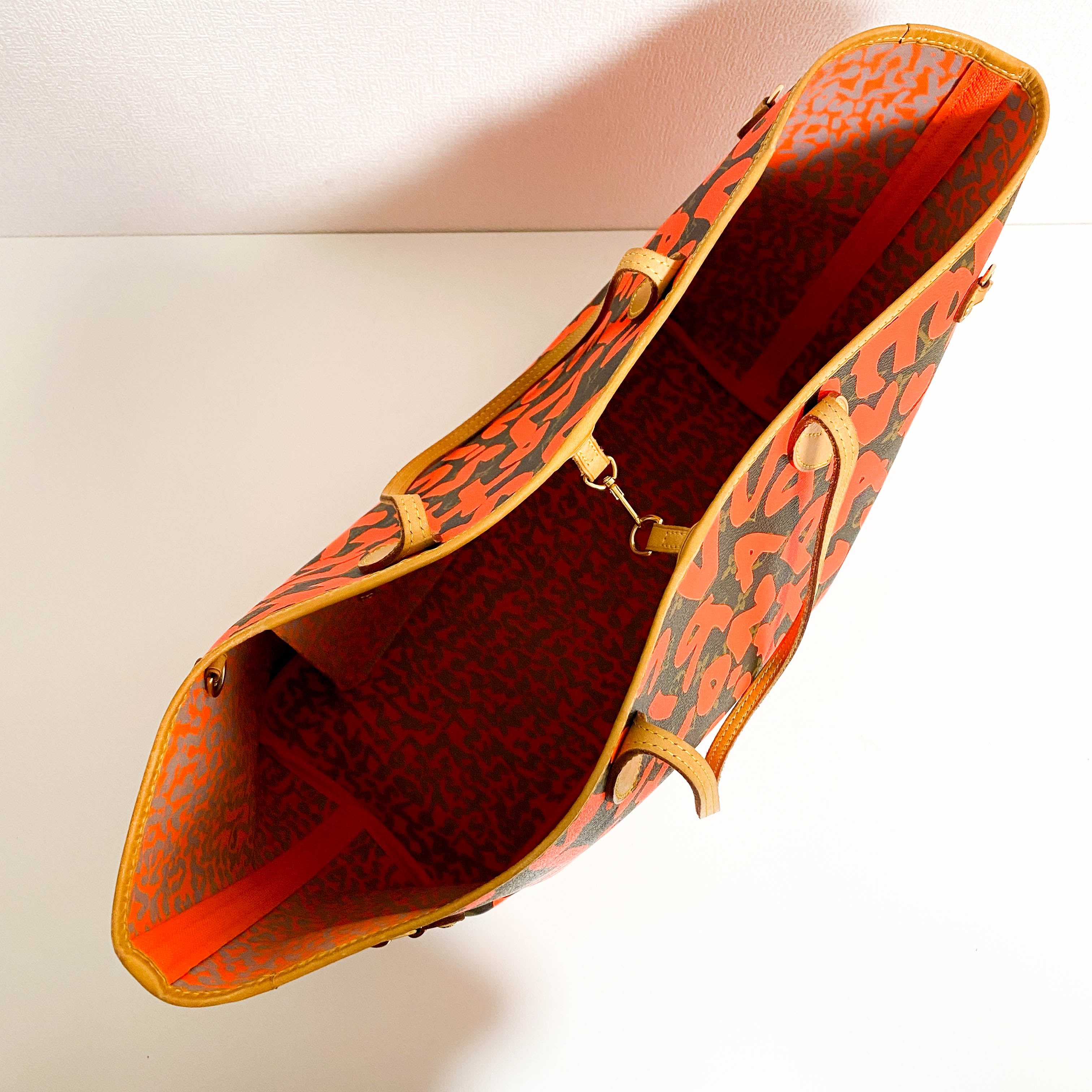 Stephen Sprouse Monogram Graffiti Neverfull GM Orange