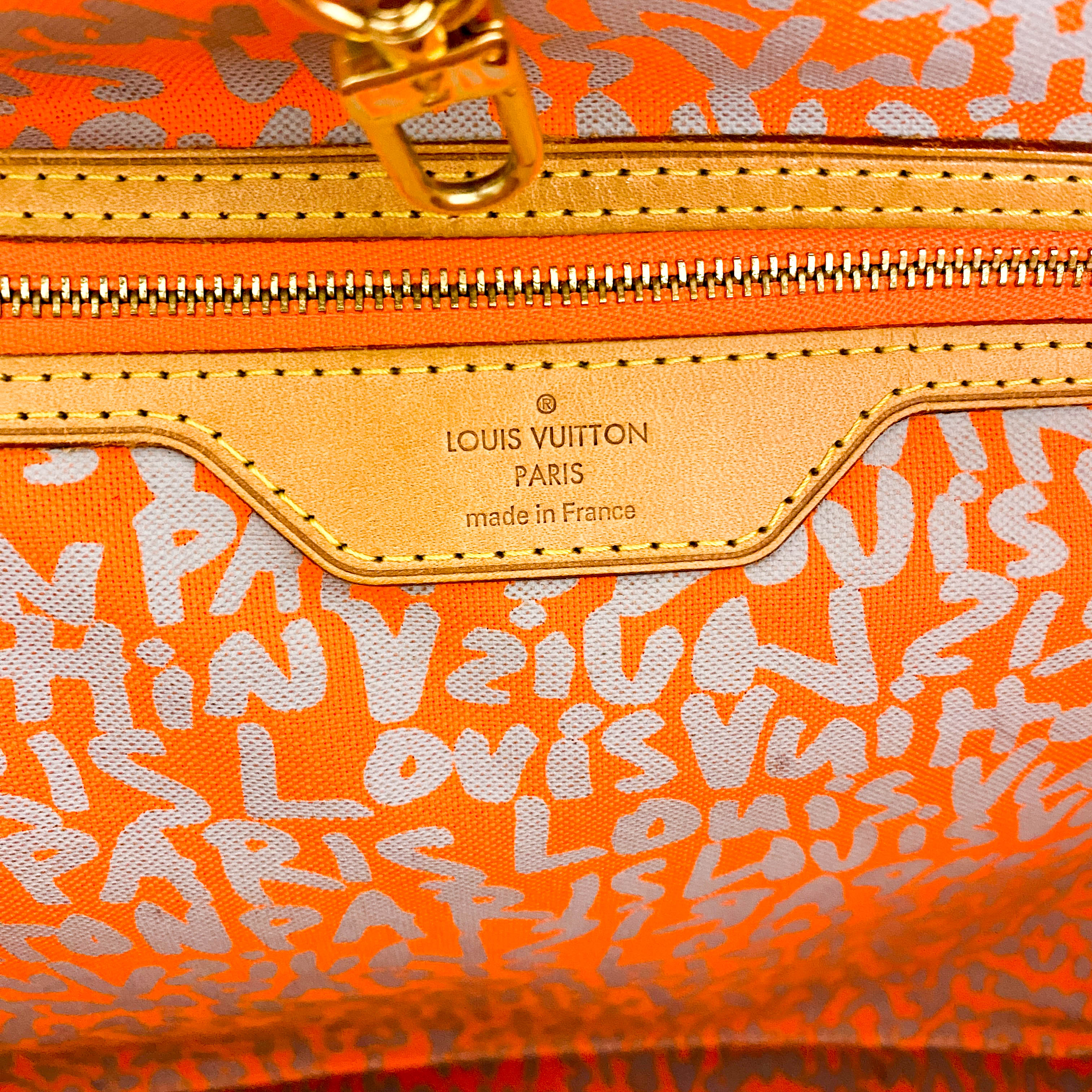 Stephen Sprouse Monogram Graffiti Neverfull GM Orange