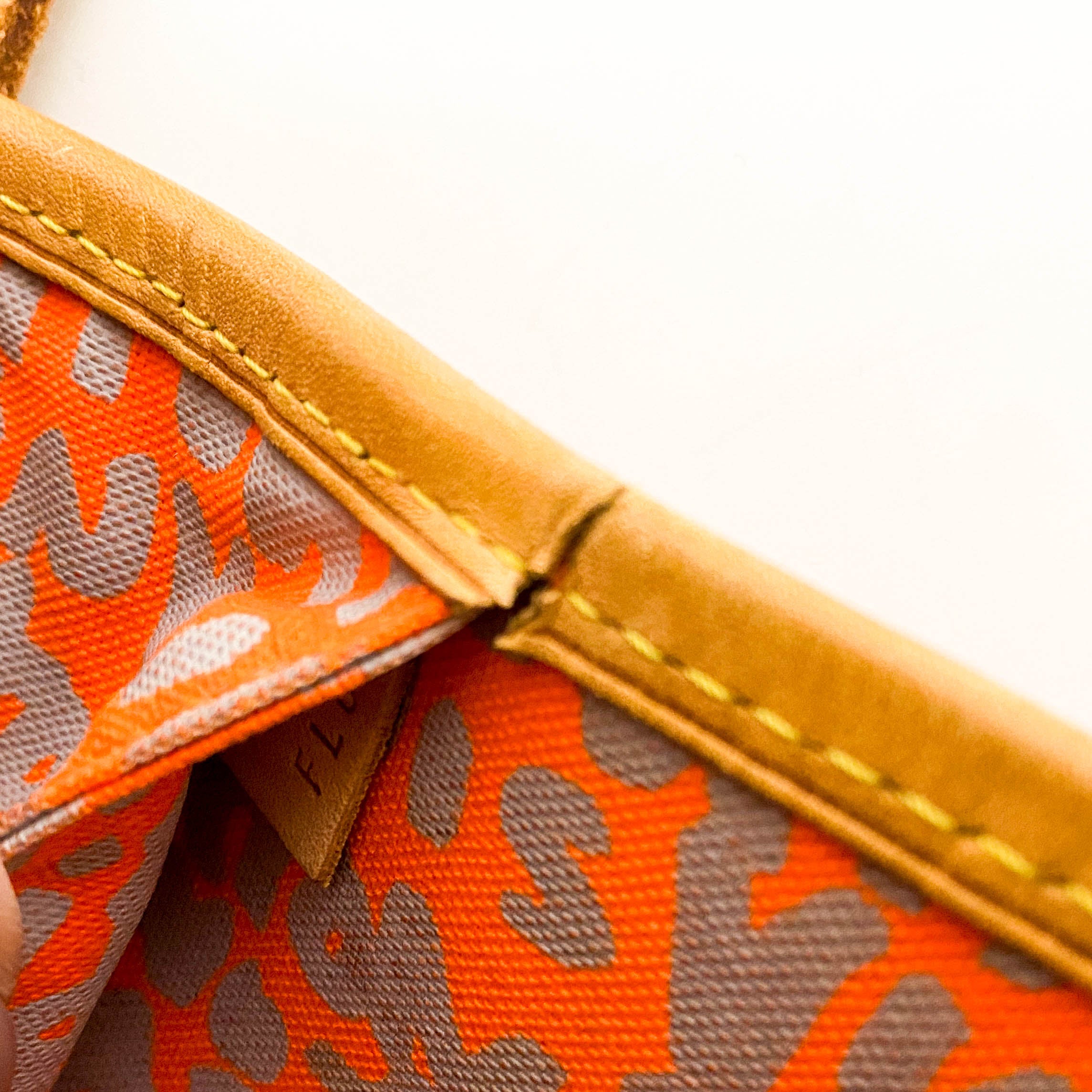 Stephen Sprouse Monogram Graffiti Neverfull GM Orange