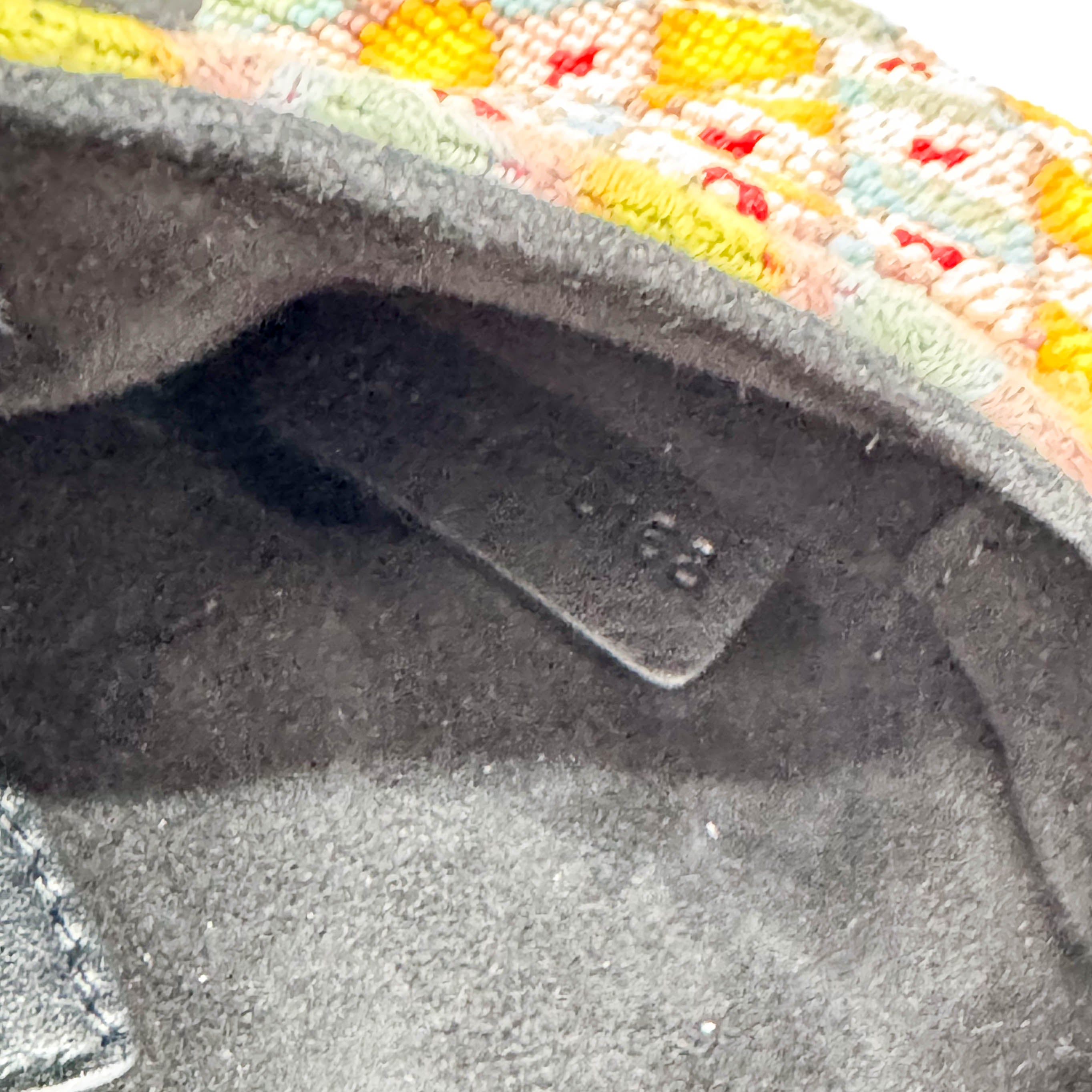 Multicolor Beaded Tassel Mini Saddle Bag