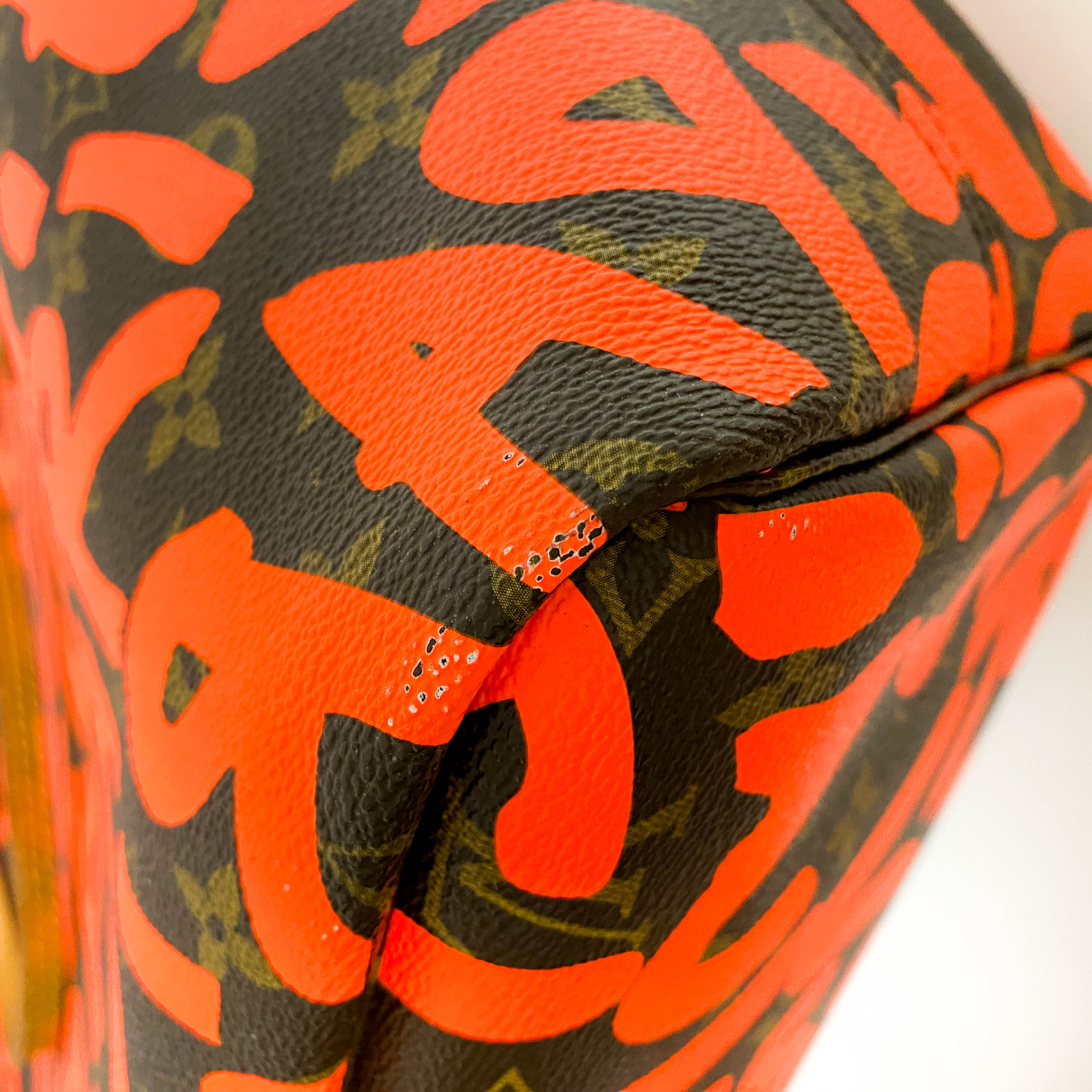 Stephen Sprouse Monogram Graffiti Neverfull GM Orange