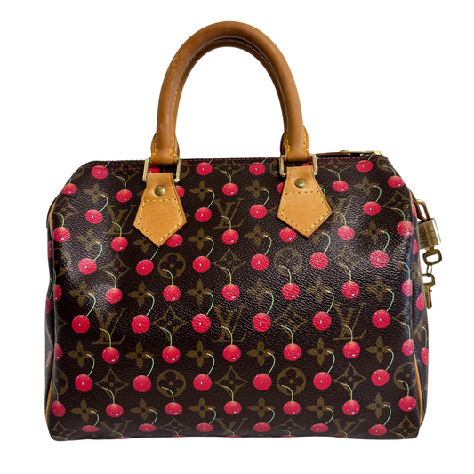 Louis Vuitton x Takashi Murakami Monogram Cherry Speedy 25