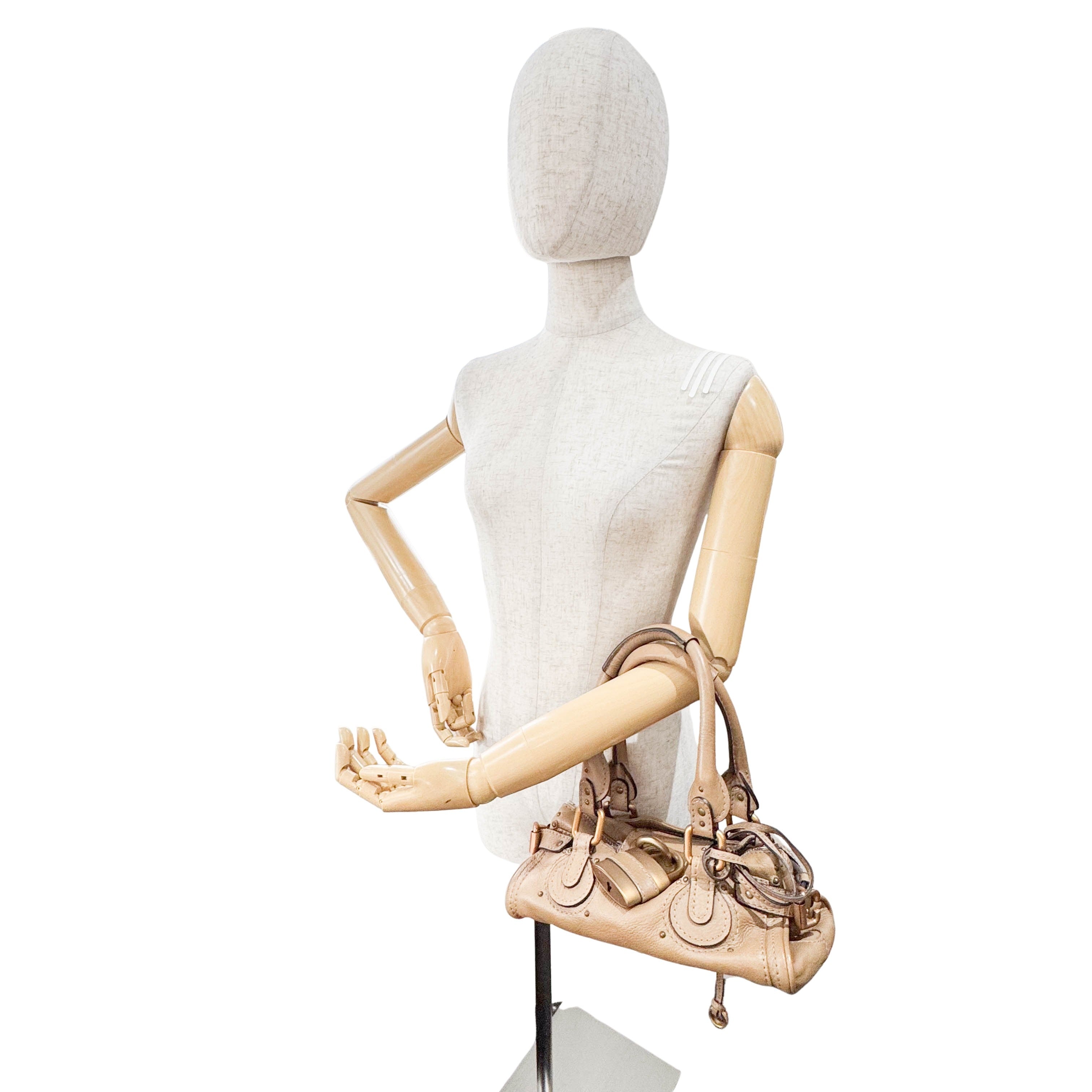 Mini Paddington Brown Leather Shoulder Bag