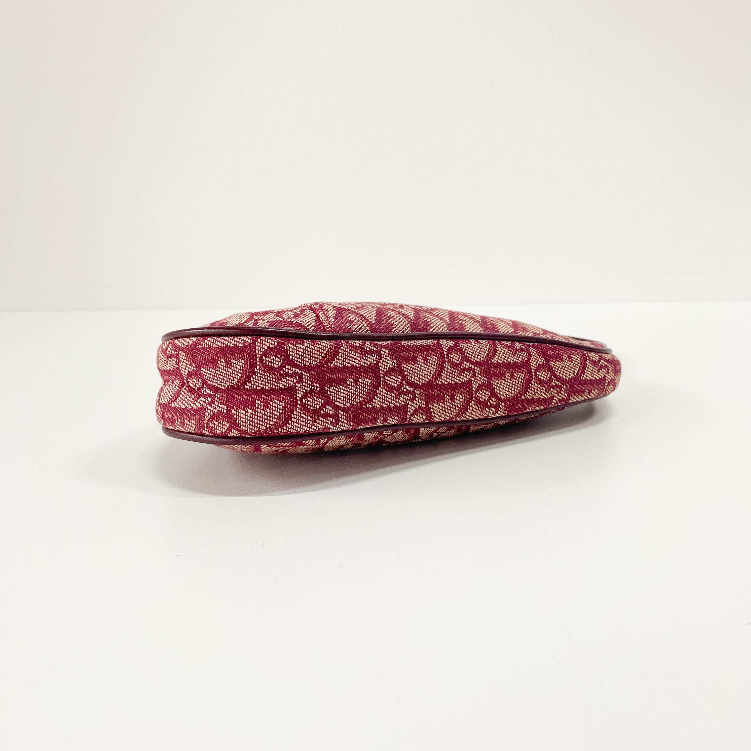 Saddle Red Trotter Canvas Shoulder Bag