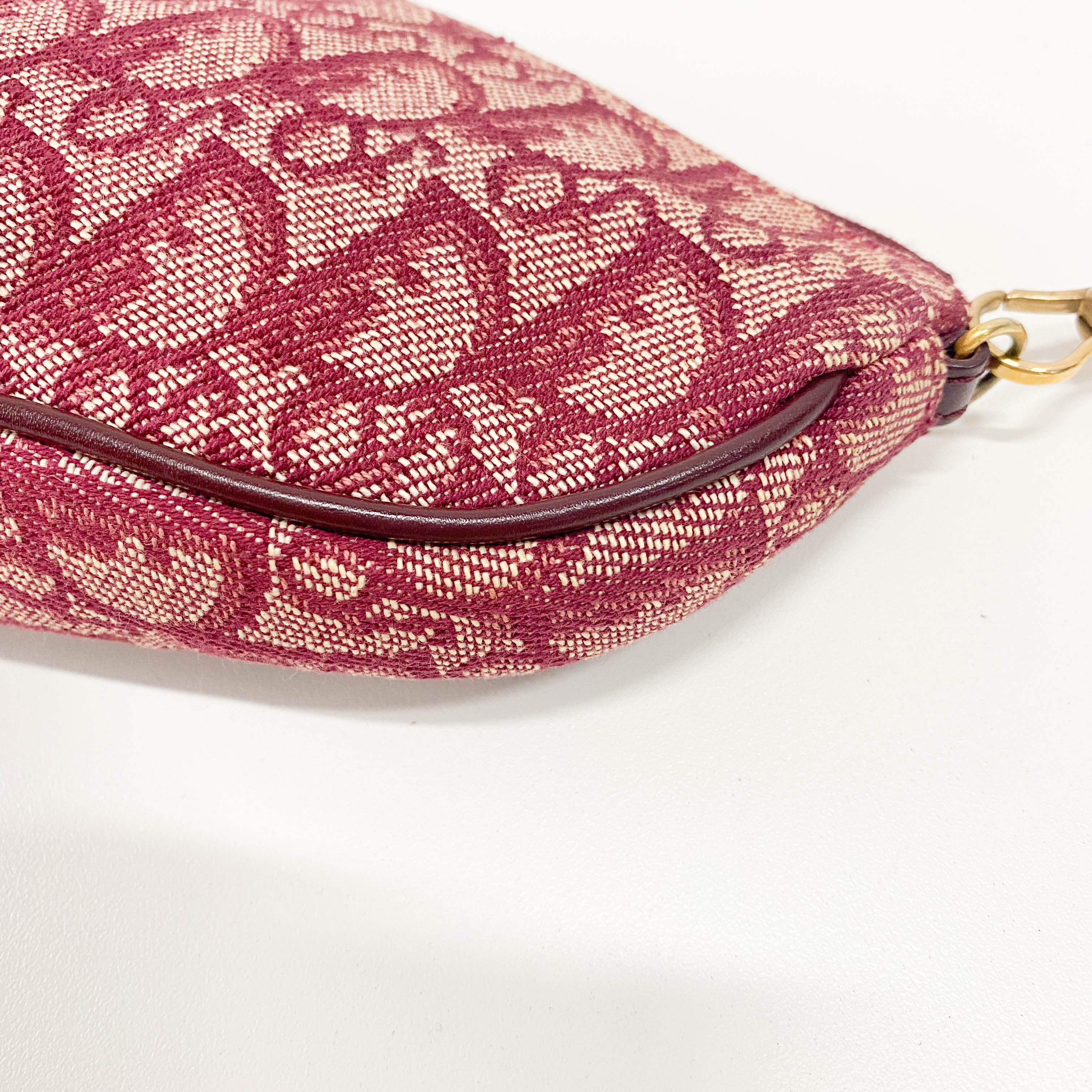 Saddle Red Trotter Canvas Shoulder Bag