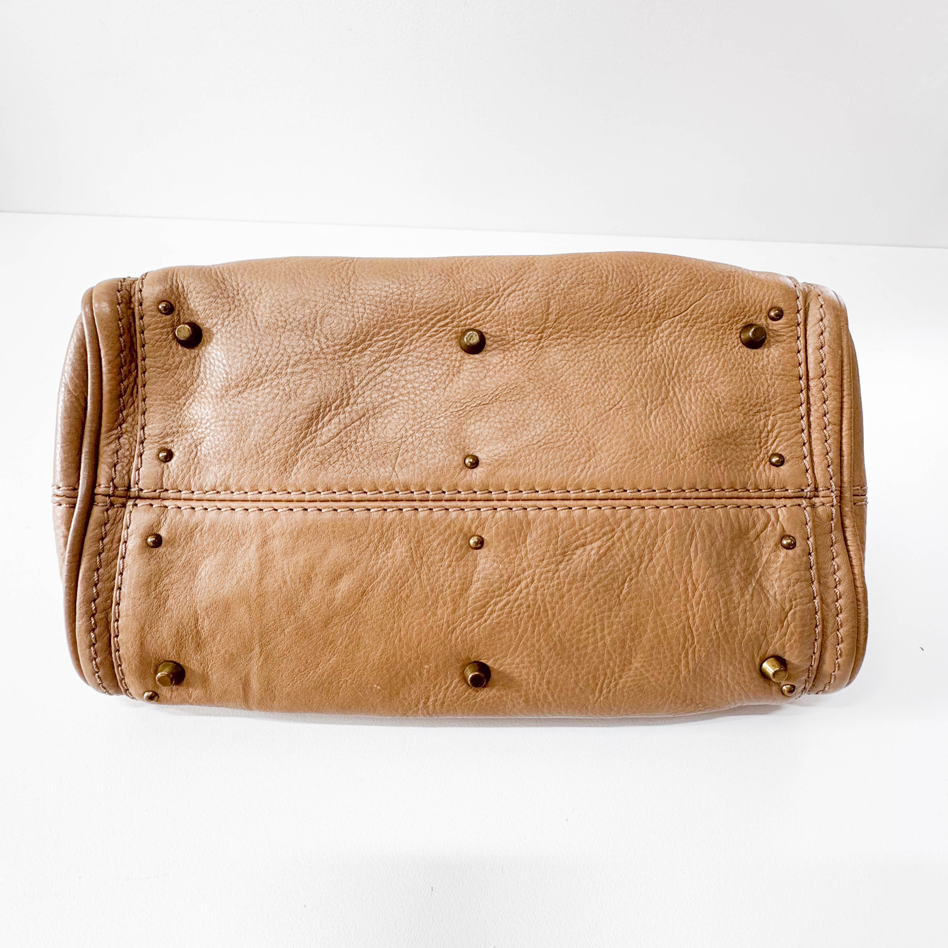 Mini Paddington Brown Leather Shoulder Bag