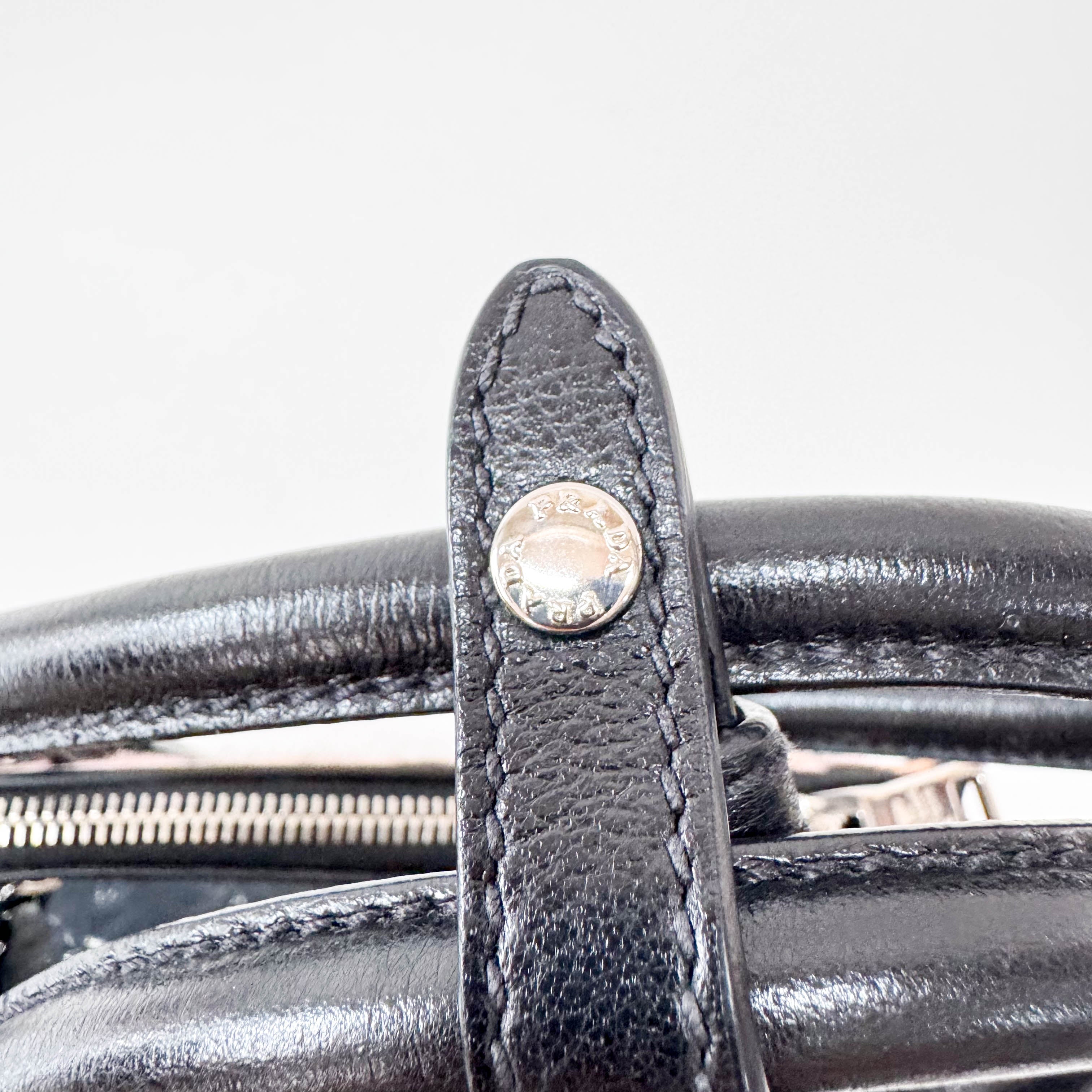 Pony Hair/Suede Pink Handle Bag