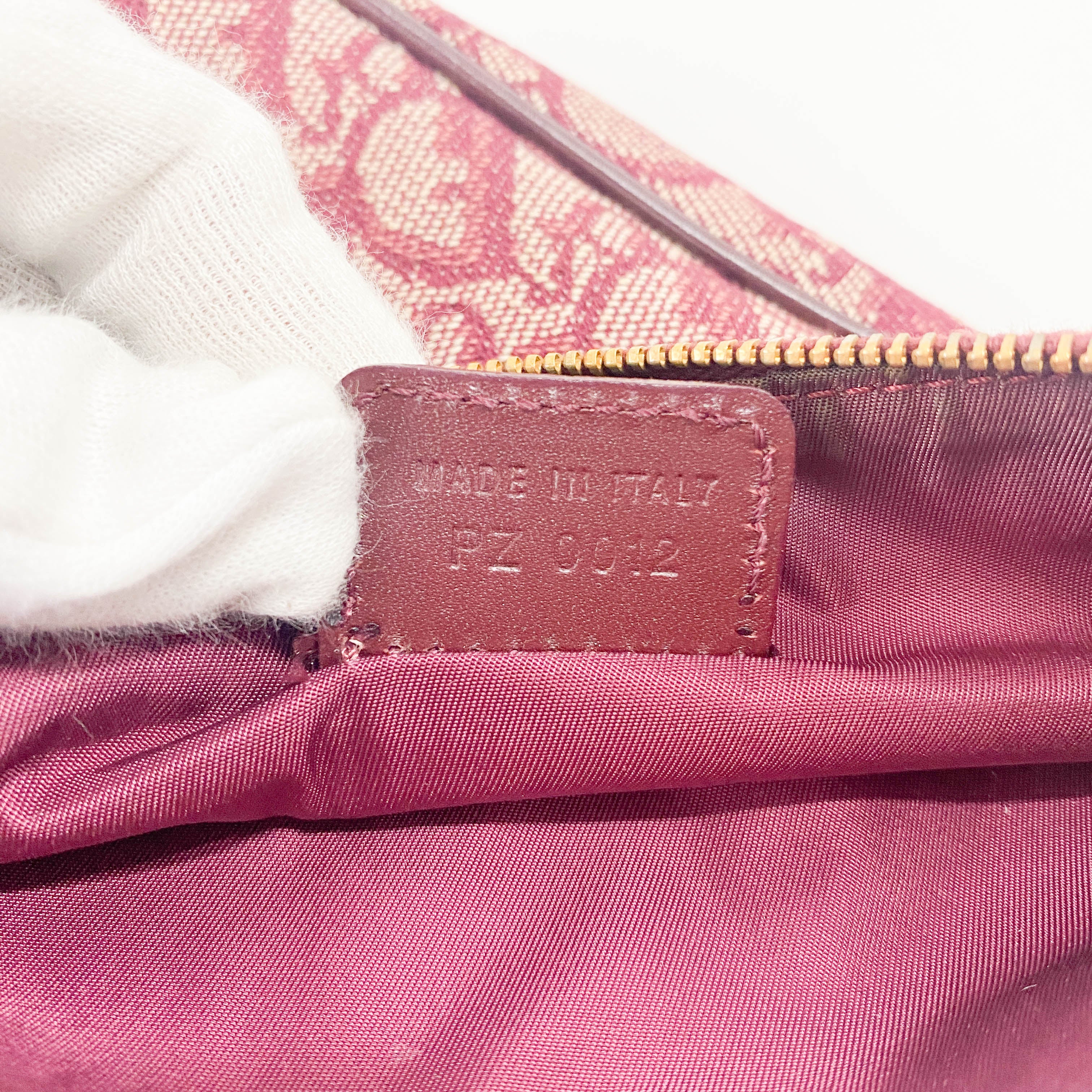 Saddle Red Trotter Canvas Shoulder Bag