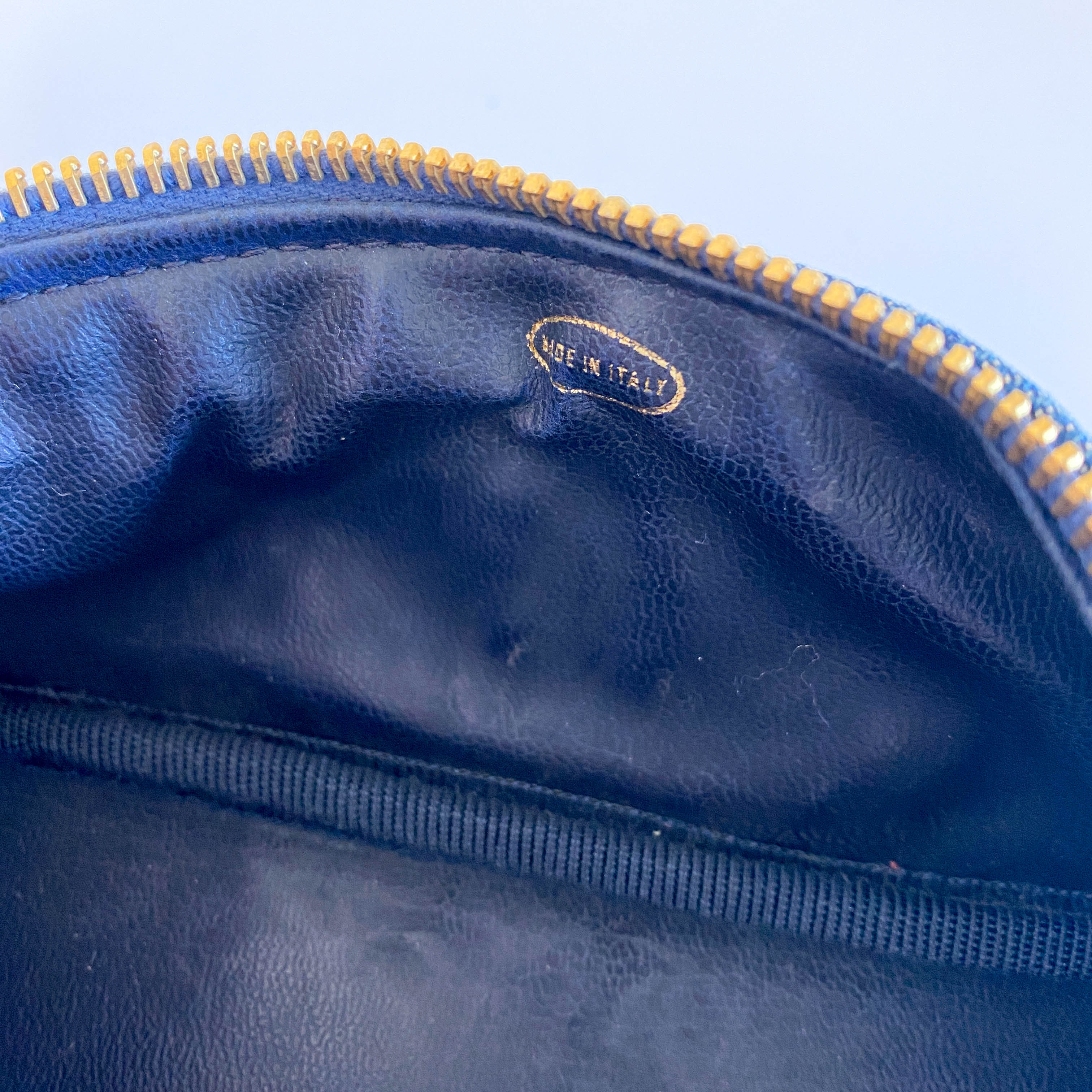 Trendy CC Denim Vanity Bag