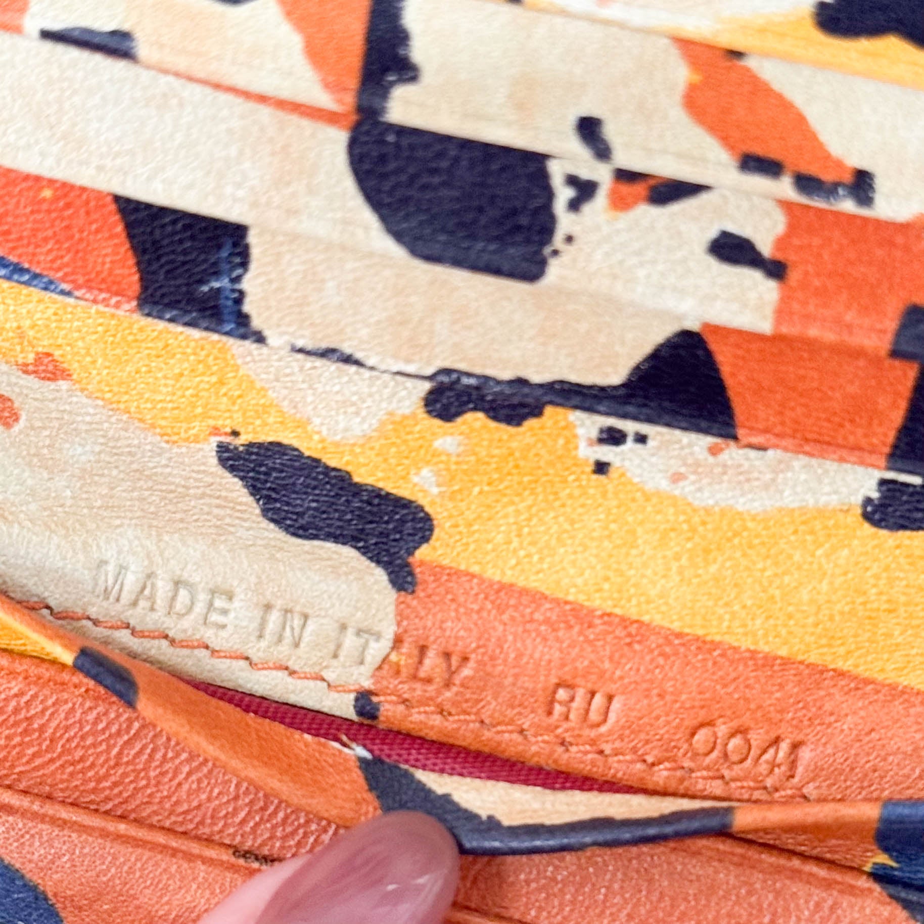 Multi-colour Leather Wallet