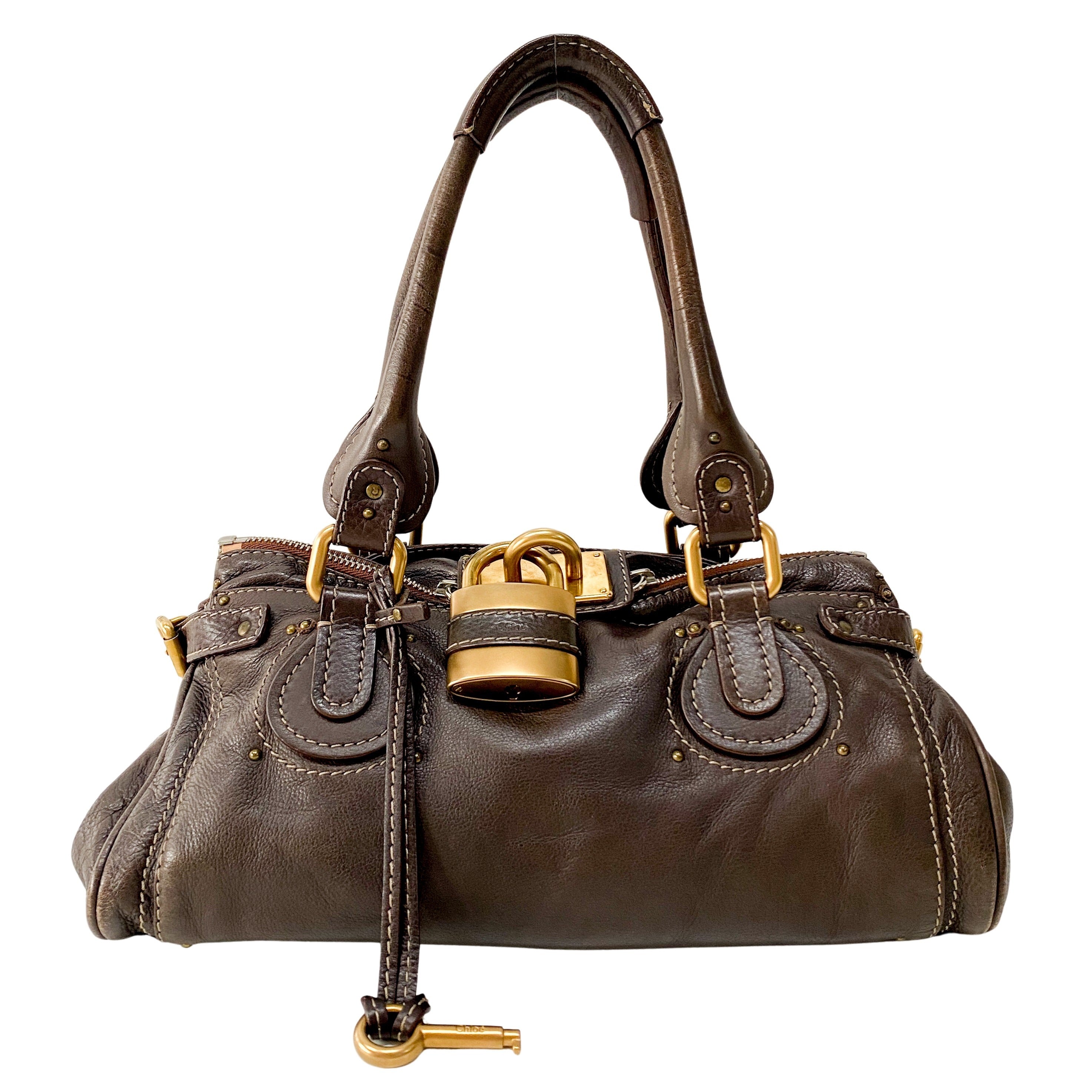 Paddington Brown Leather Shoulder Bag