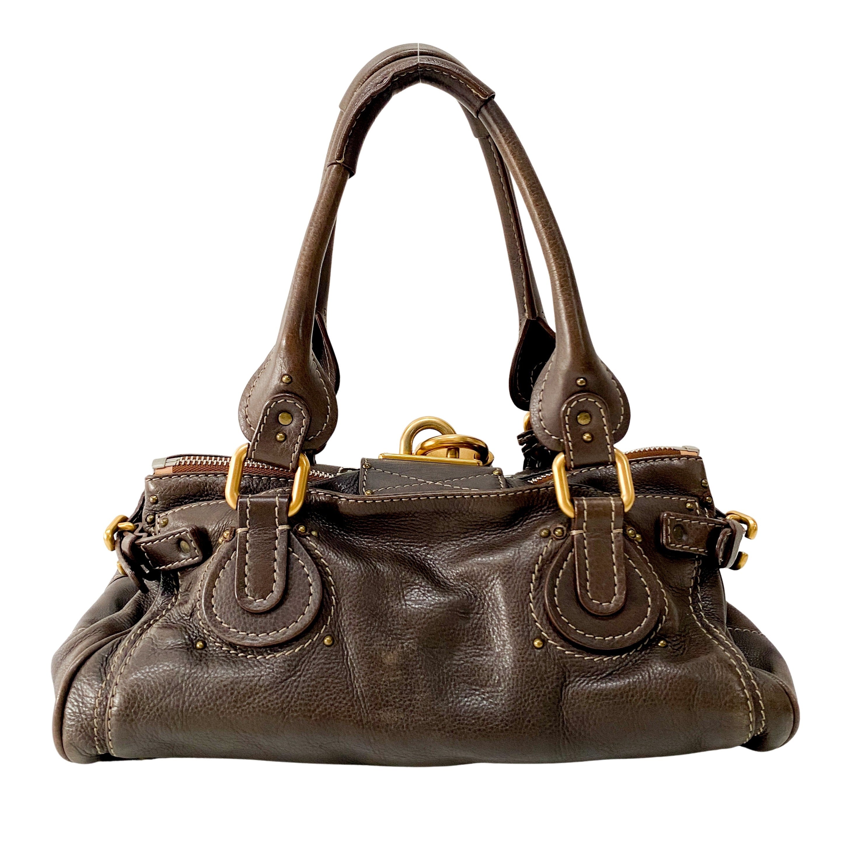 Paddington Brown Leather Shoulder Bag
