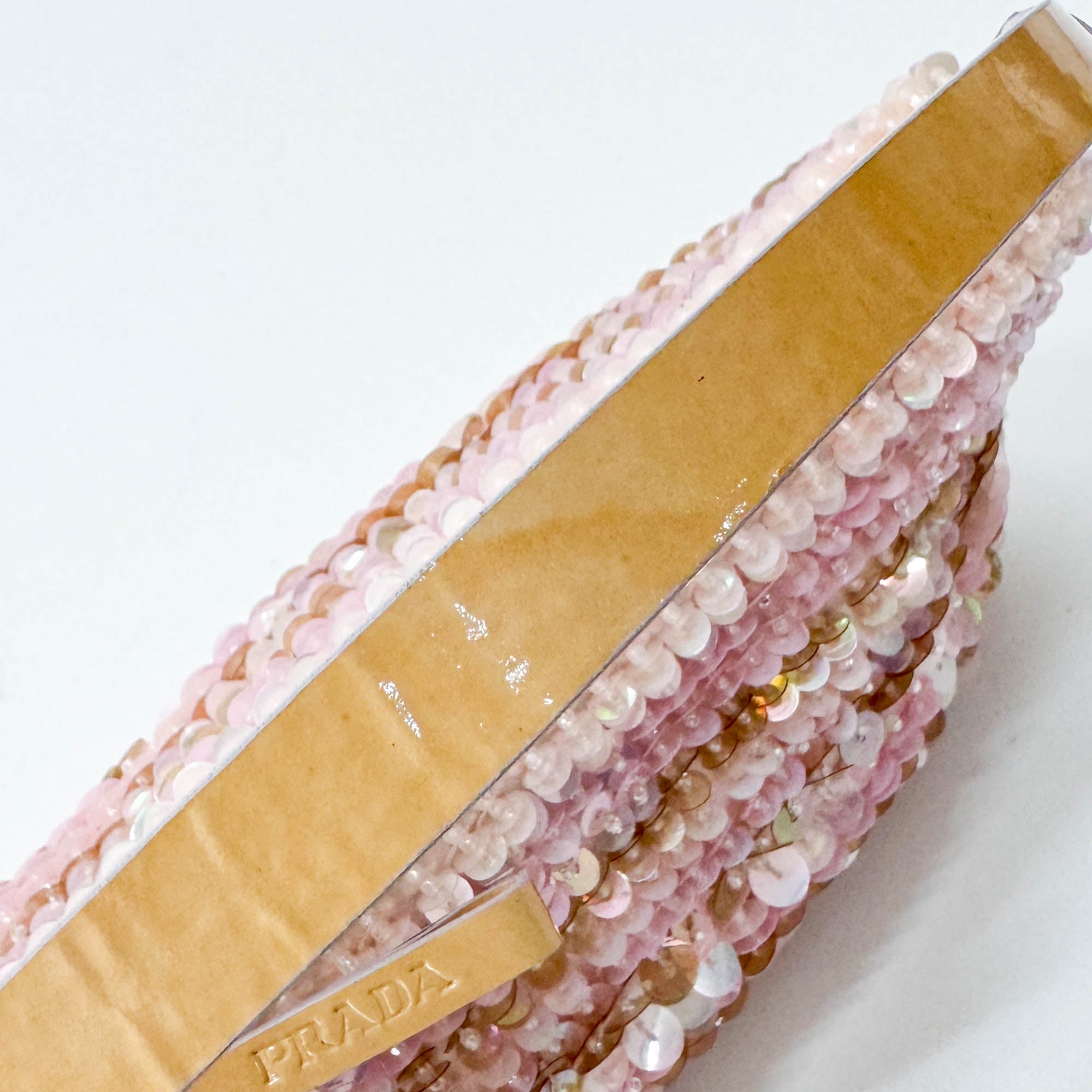 Pink Sparkle Sequin Pouch Shoulder Bag