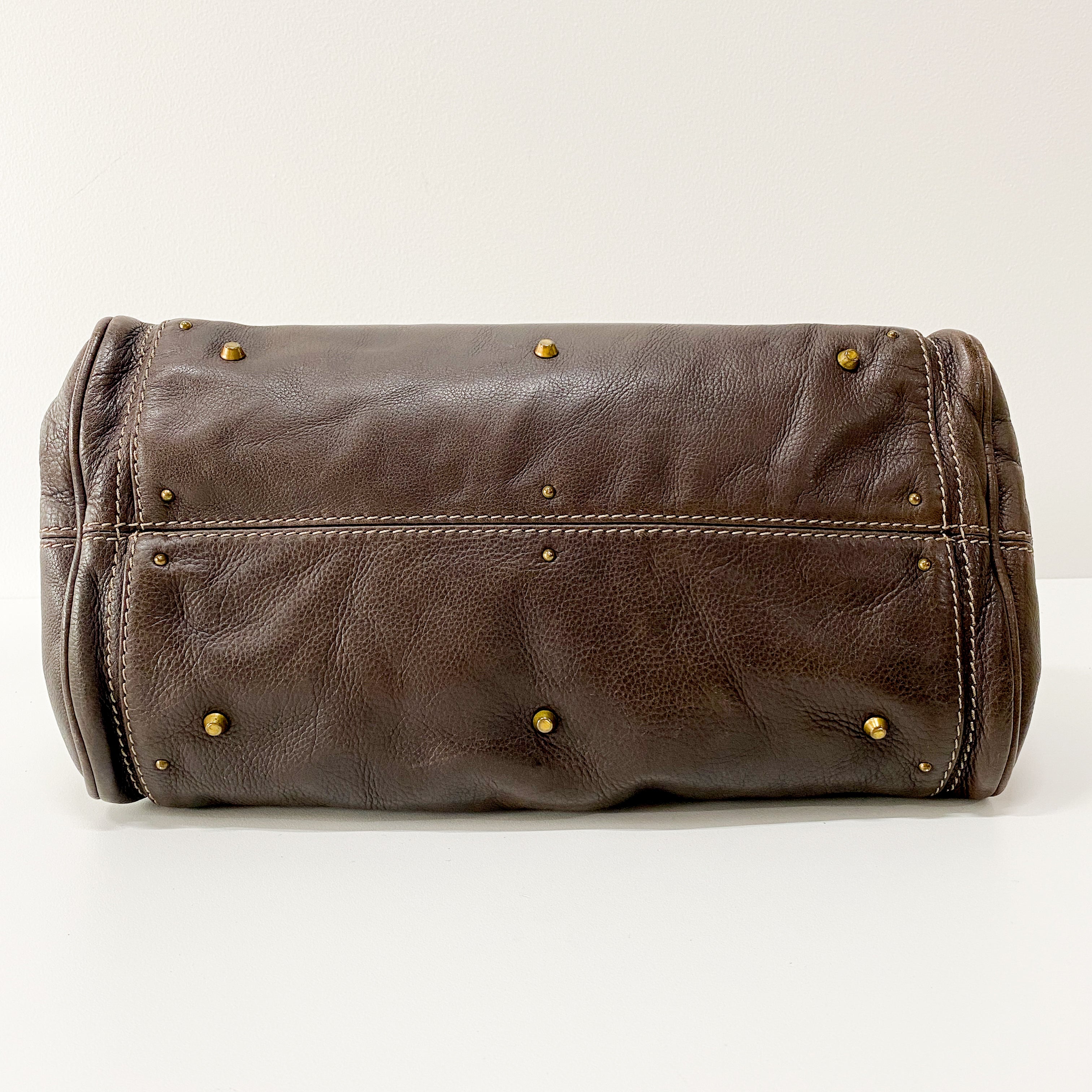 Paddington Brown Leather Shoulder Bag