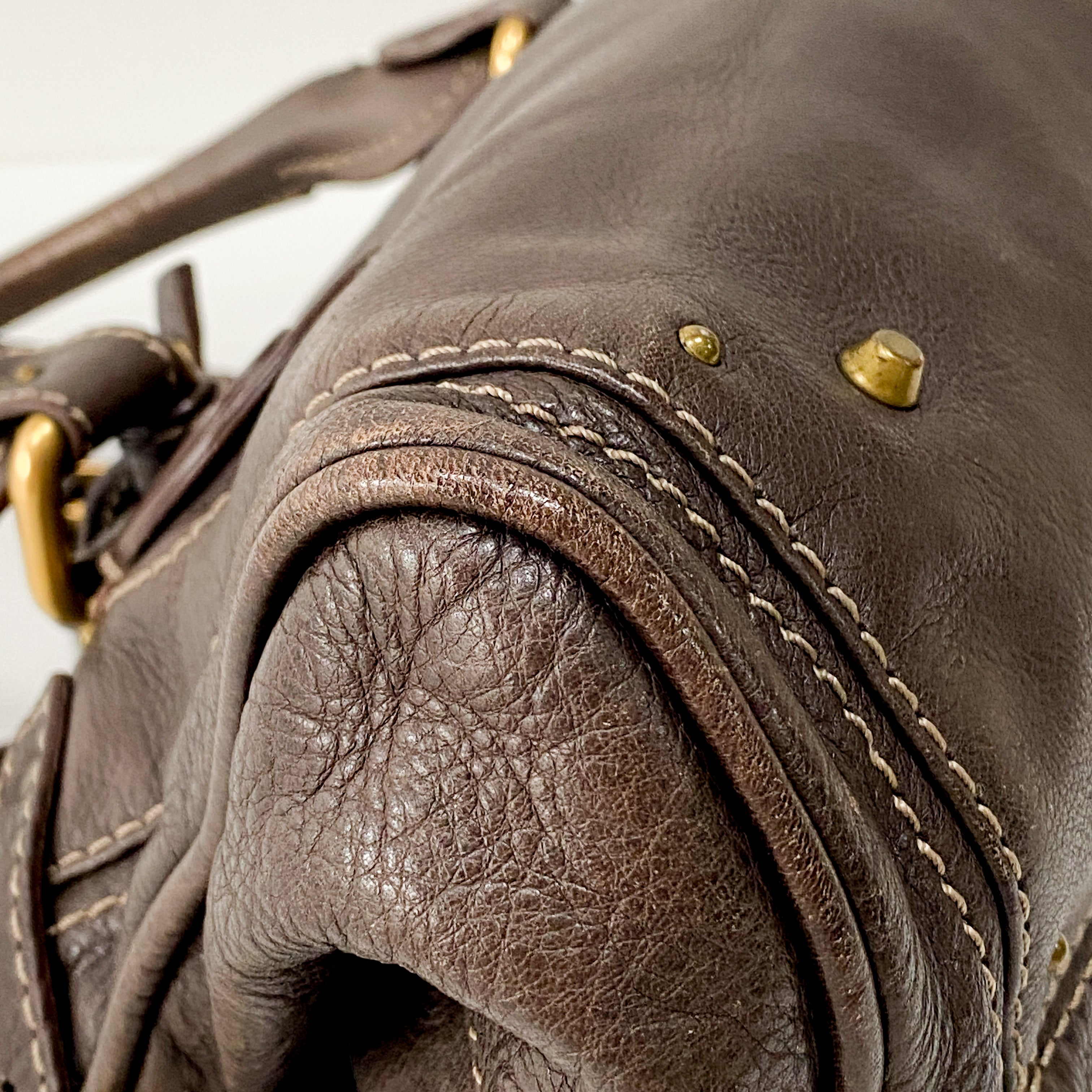 Paddington Brown Leather Shoulder Bag