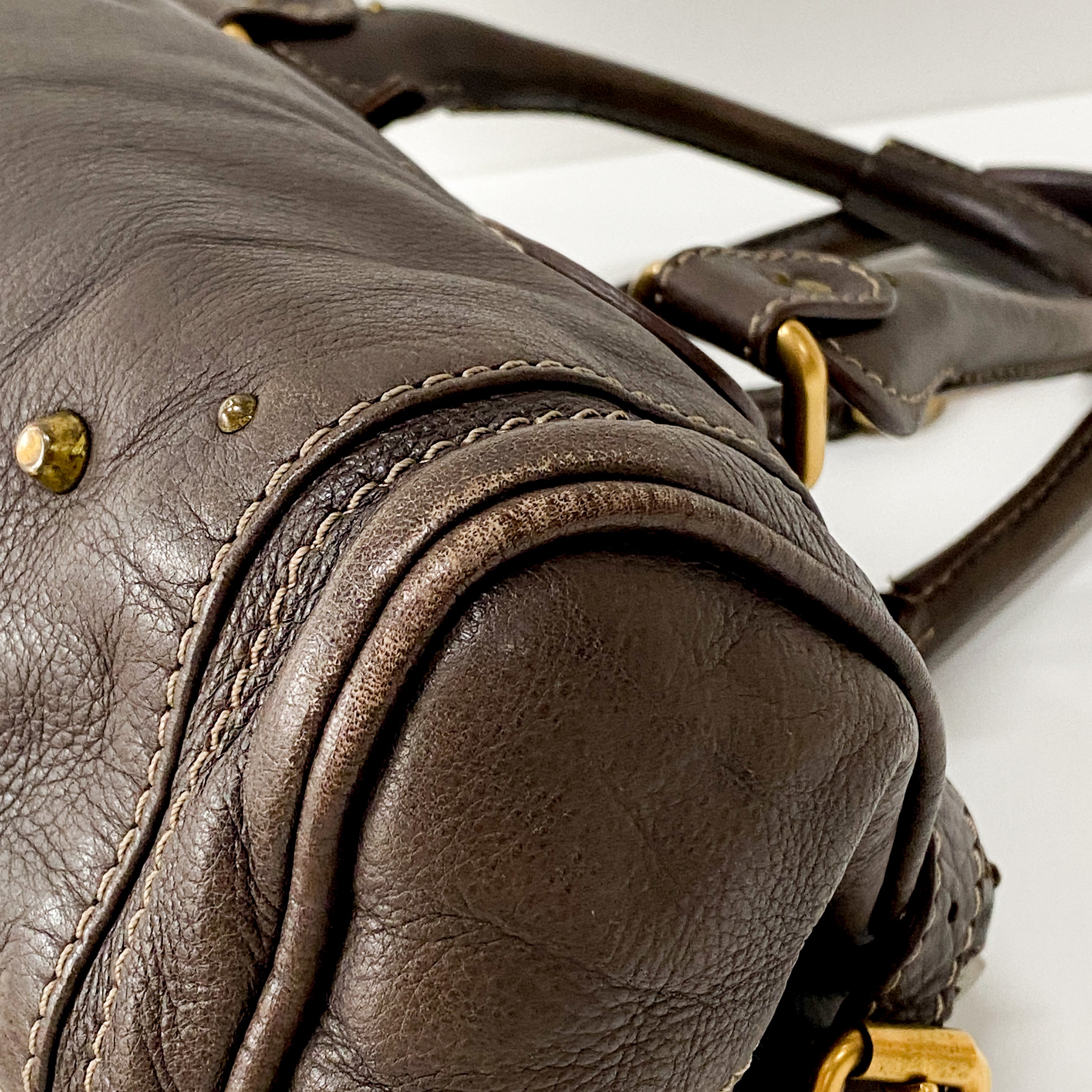 Paddington Brown Leather Shoulder Bag