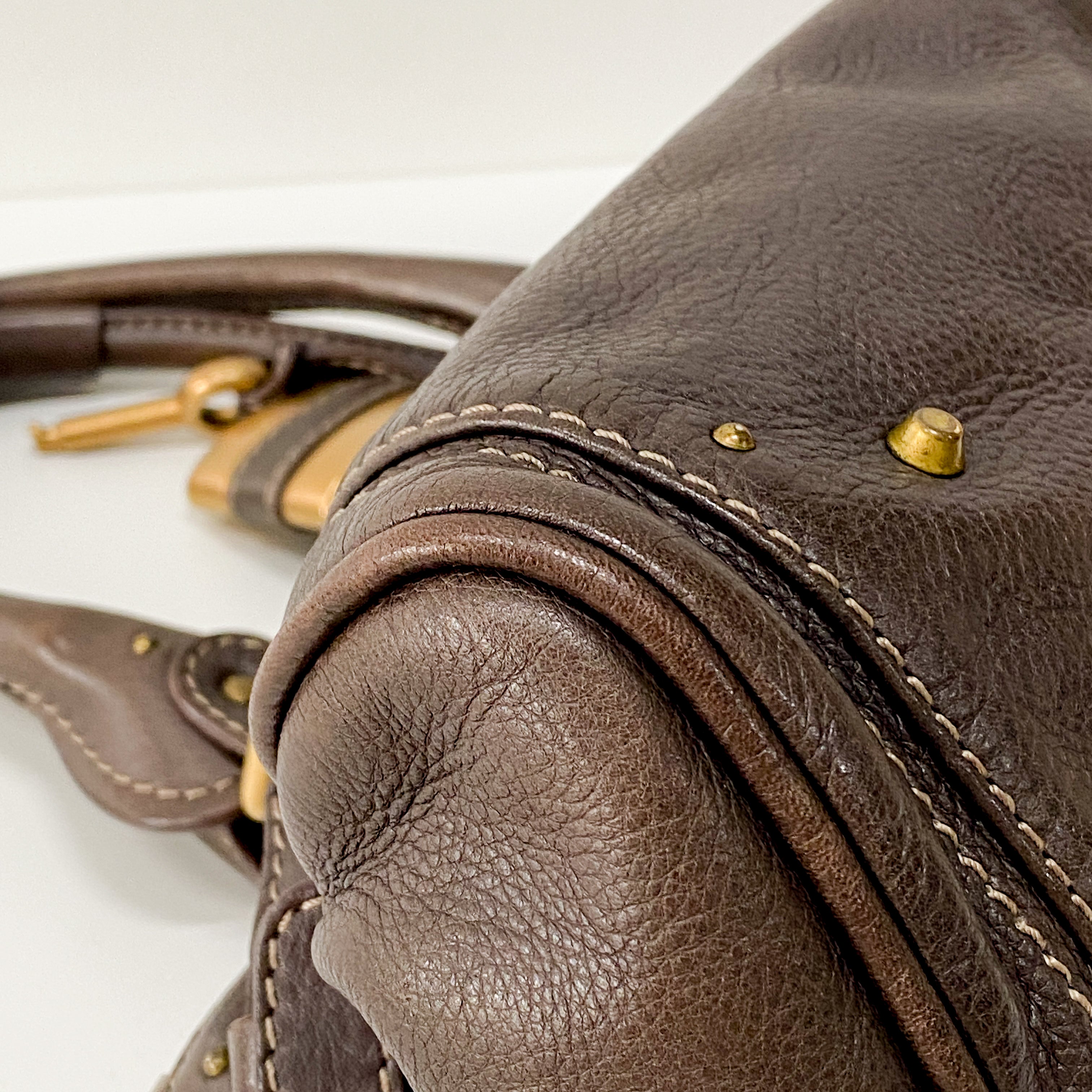 Paddington Brown Leather Shoulder Bag