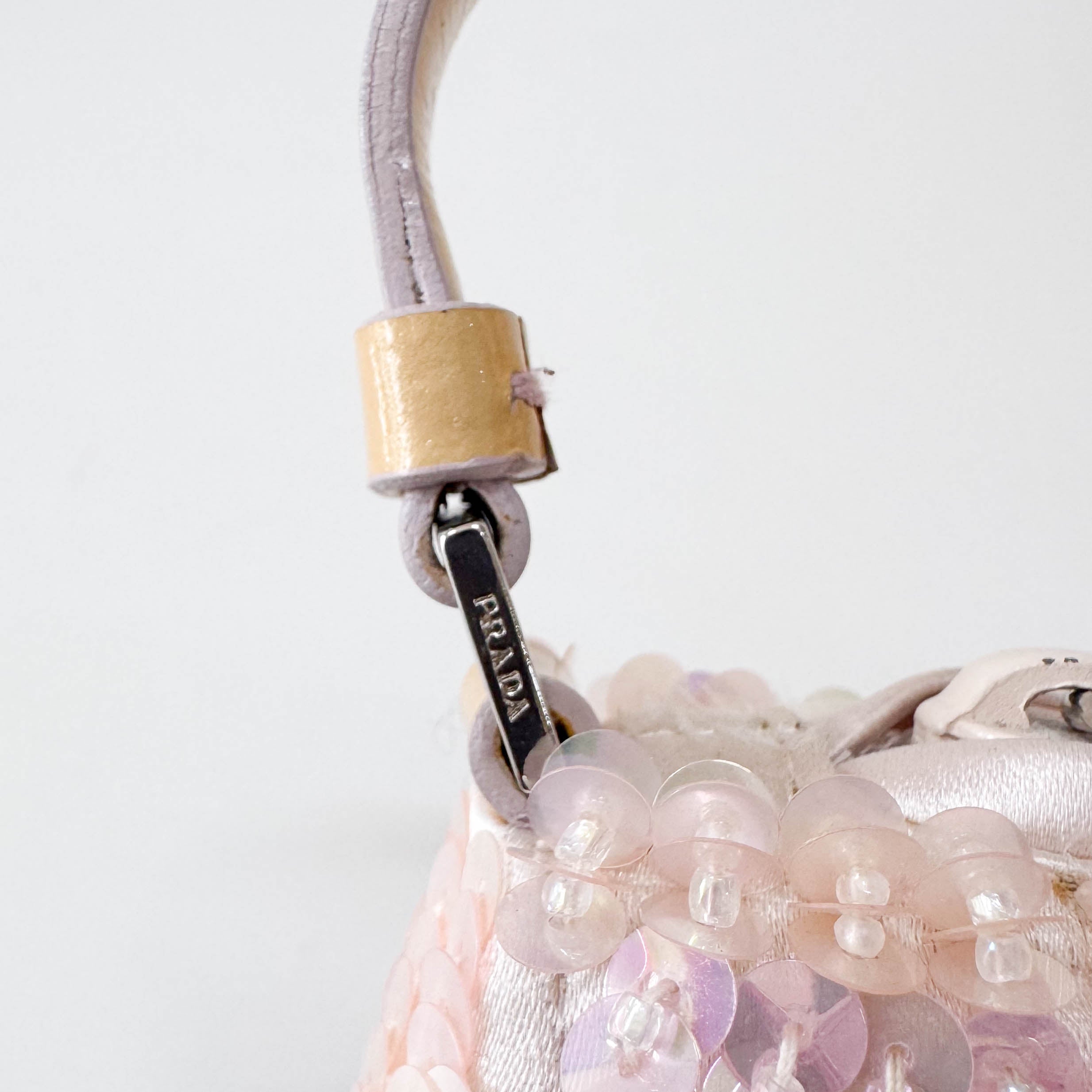 Pink Sparkle Sequin Pouch Shoulder Bag