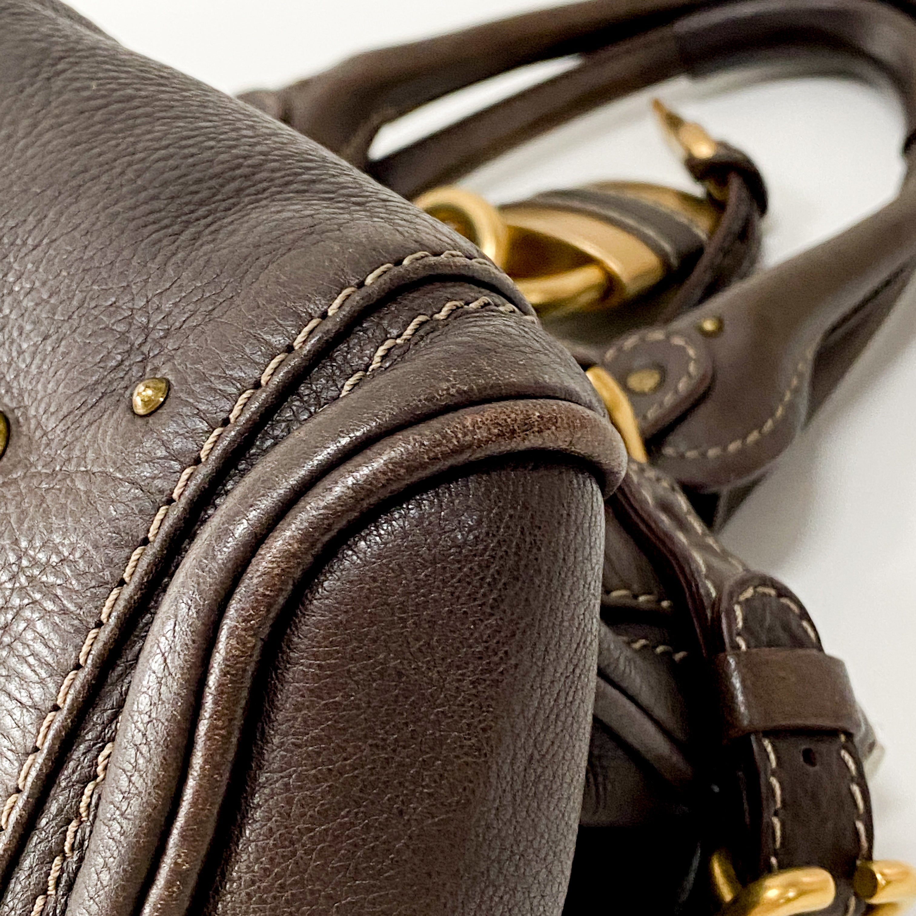 Paddington Brown Leather Shoulder Bag