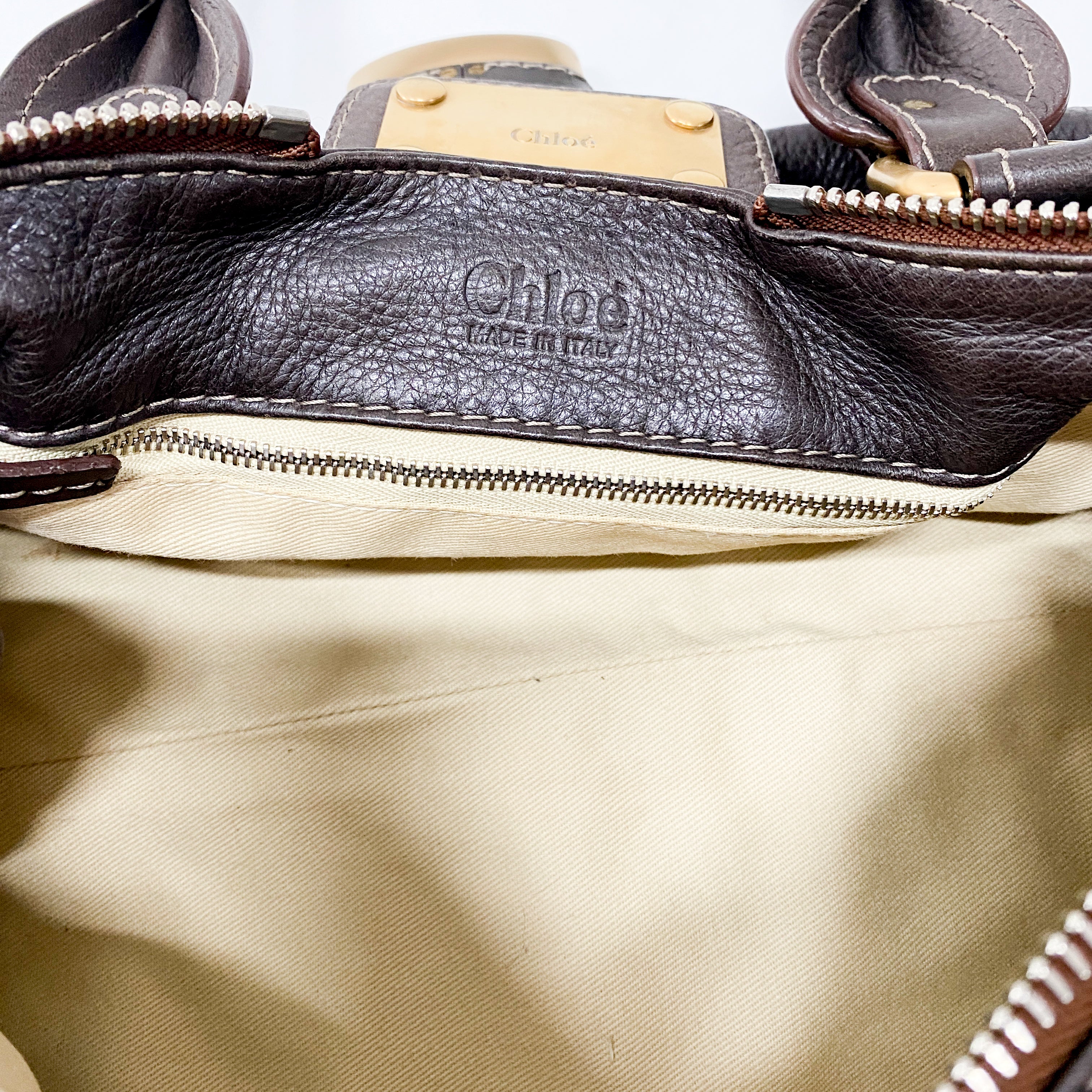 Paddington Brown Leather Shoulder Bag