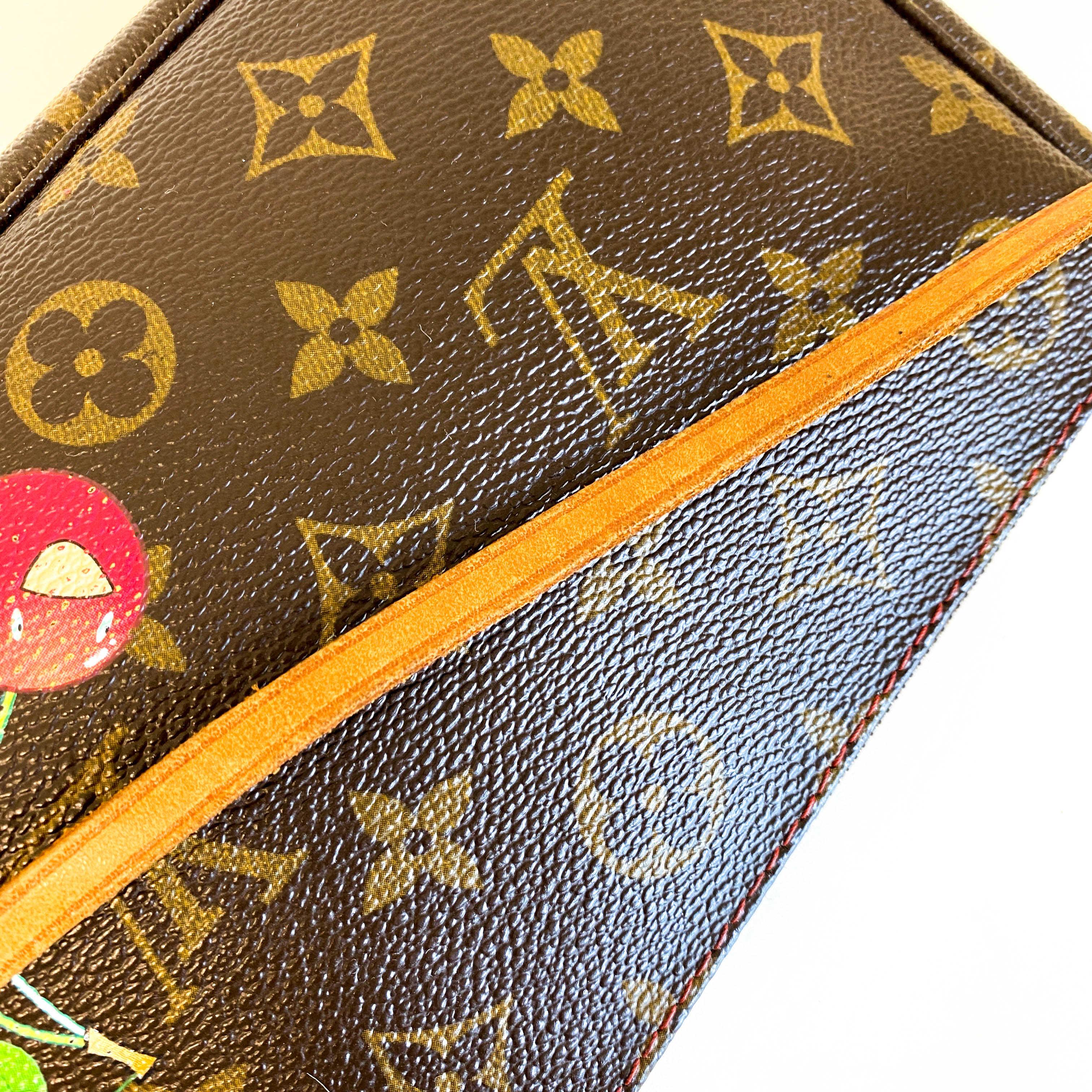 Louis Vuitton x Takashi Murakami Monogram Cherry Pochette Accessoire